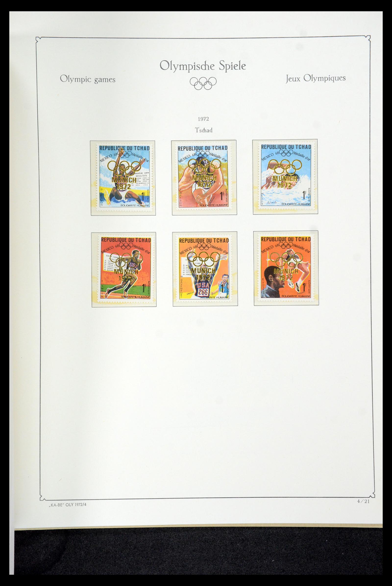 35593 178 - Stamp Collection 35593 Olympics 1972.