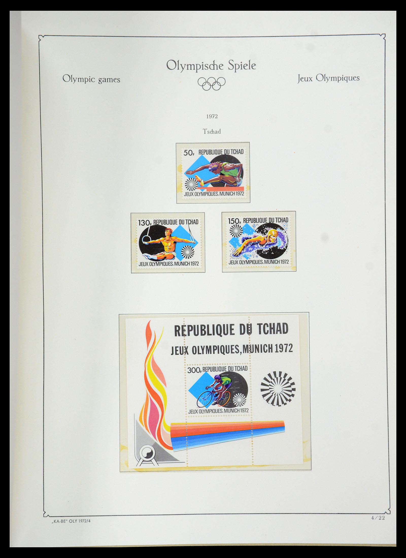 35593 179 - Stamp Collection 35593 Olympics 1972.