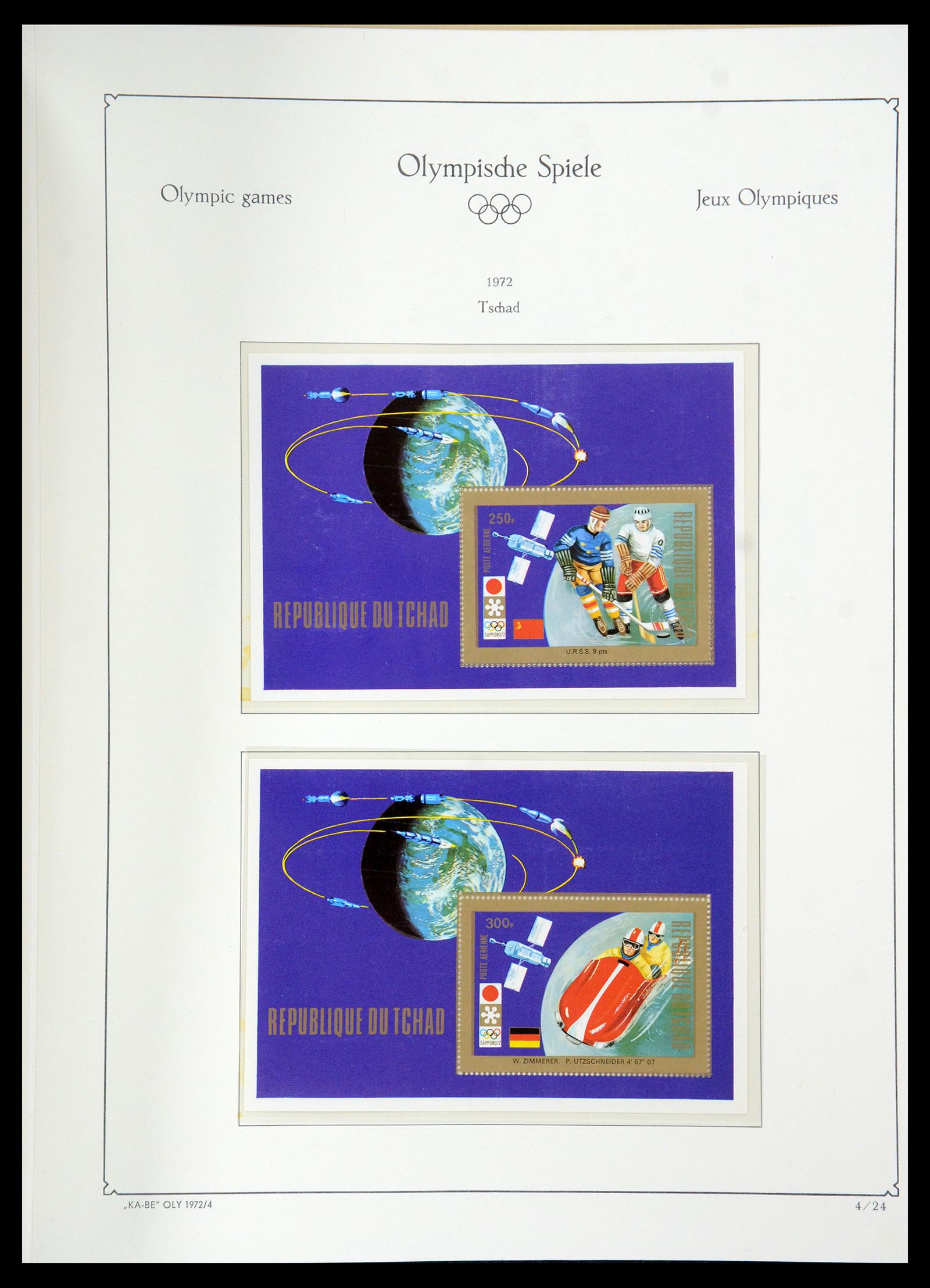 35593 181 - Postzegelverzameling 35593 Olympische Spelen 1972.
