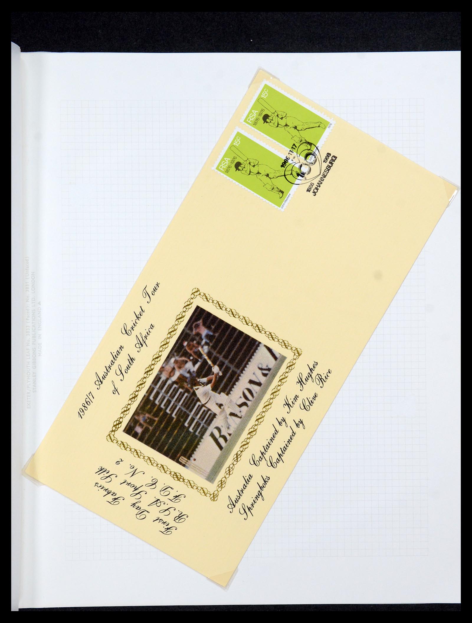 35594 007 - Postzegelverzameling 35594 Motief Cricket 1962-1996.