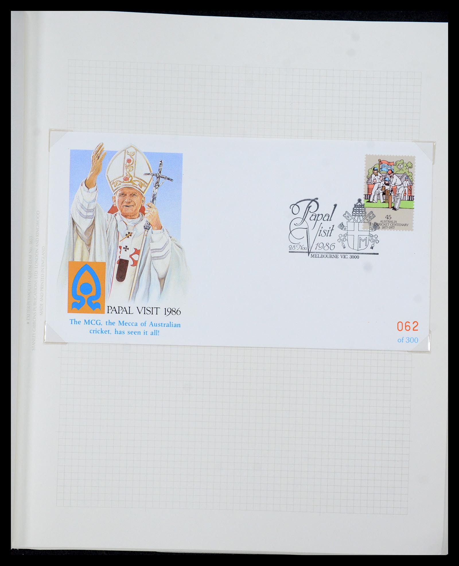 35594 013 - Postzegelverzameling 35594 Motief Cricket 1962-1996.