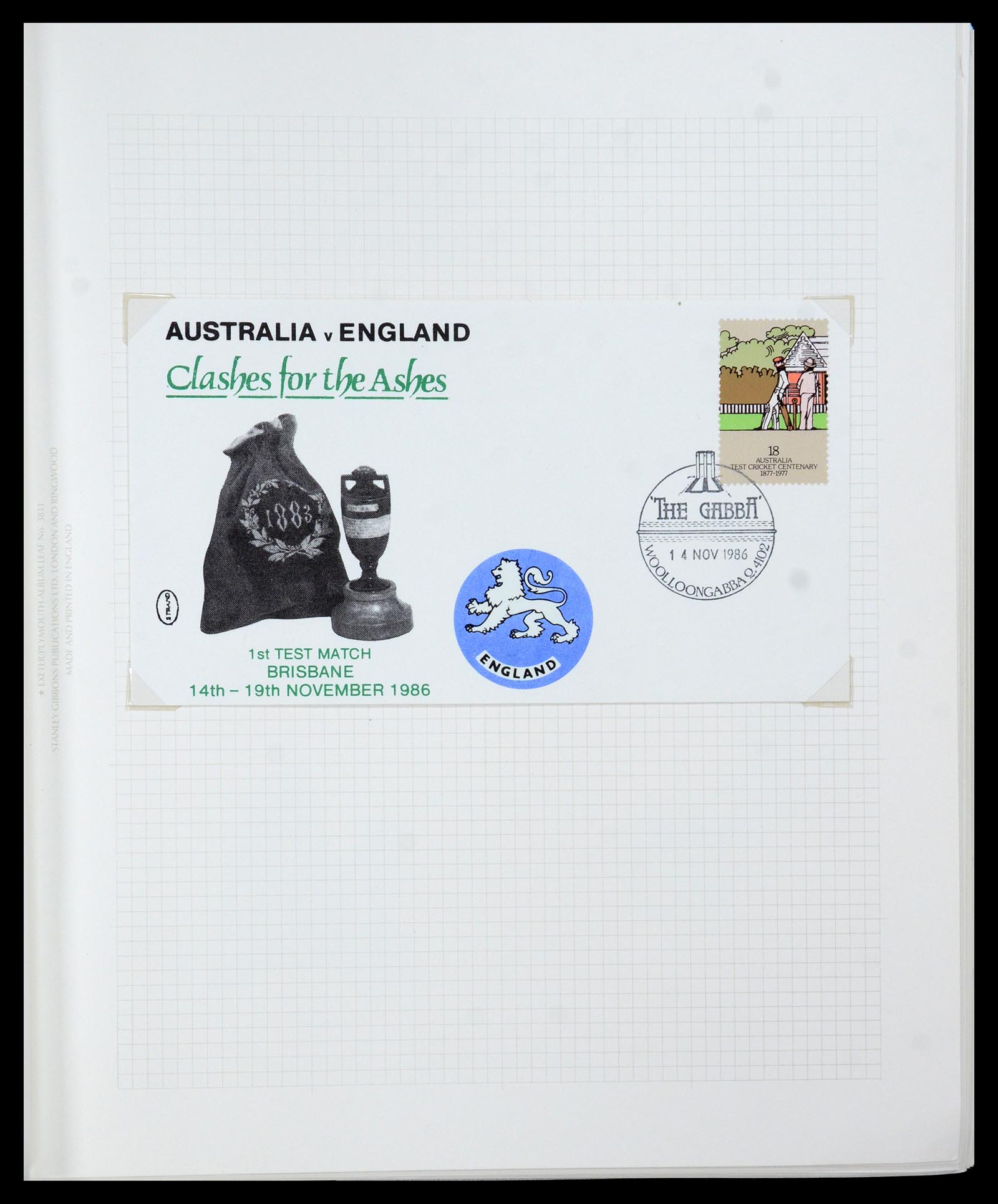 35594 015 - Postzegelverzameling 35594 Motief Cricket 1962-1996.
