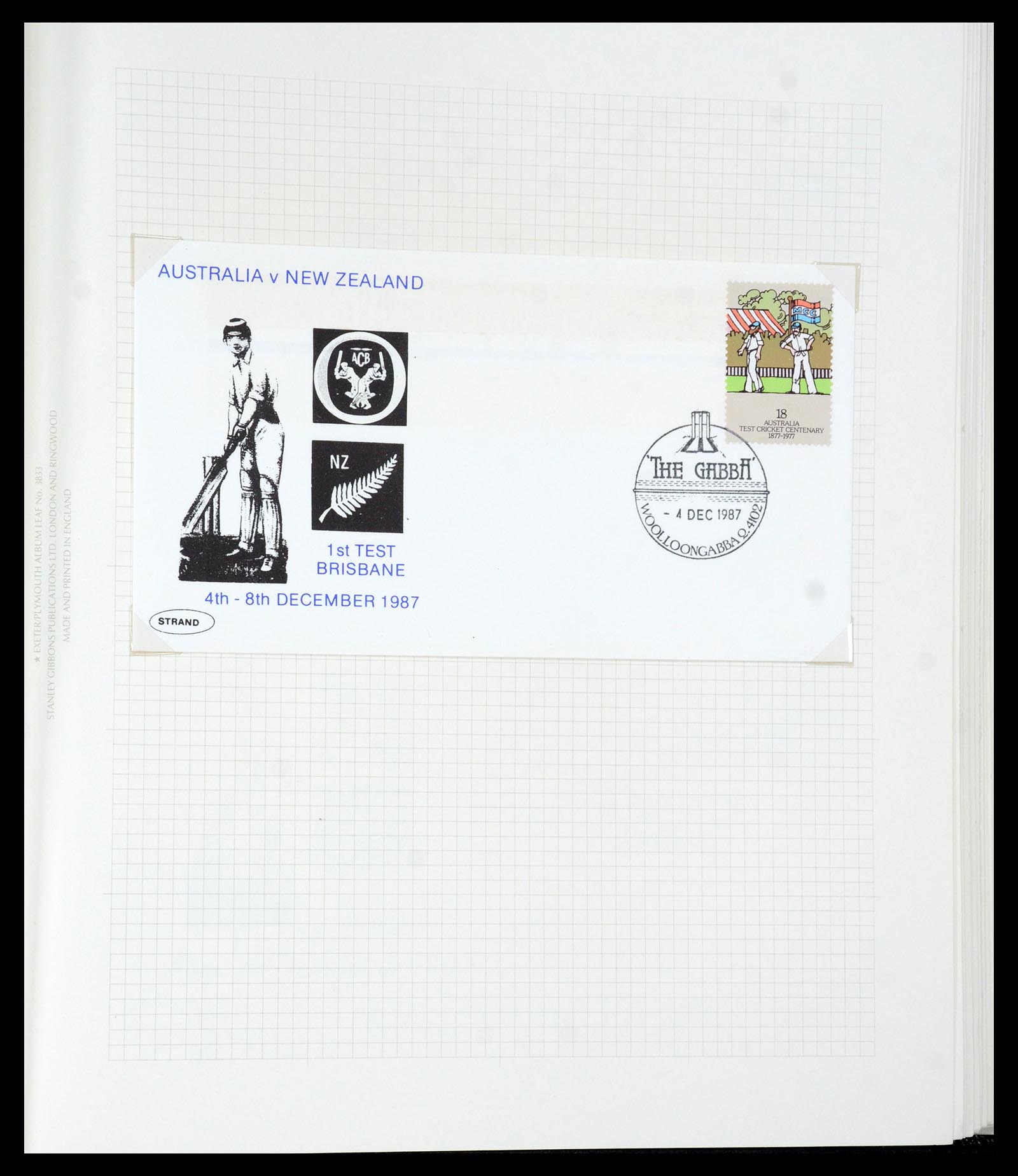 35594 044 - Postzegelverzameling 35594 Motief Cricket 1962-1996.