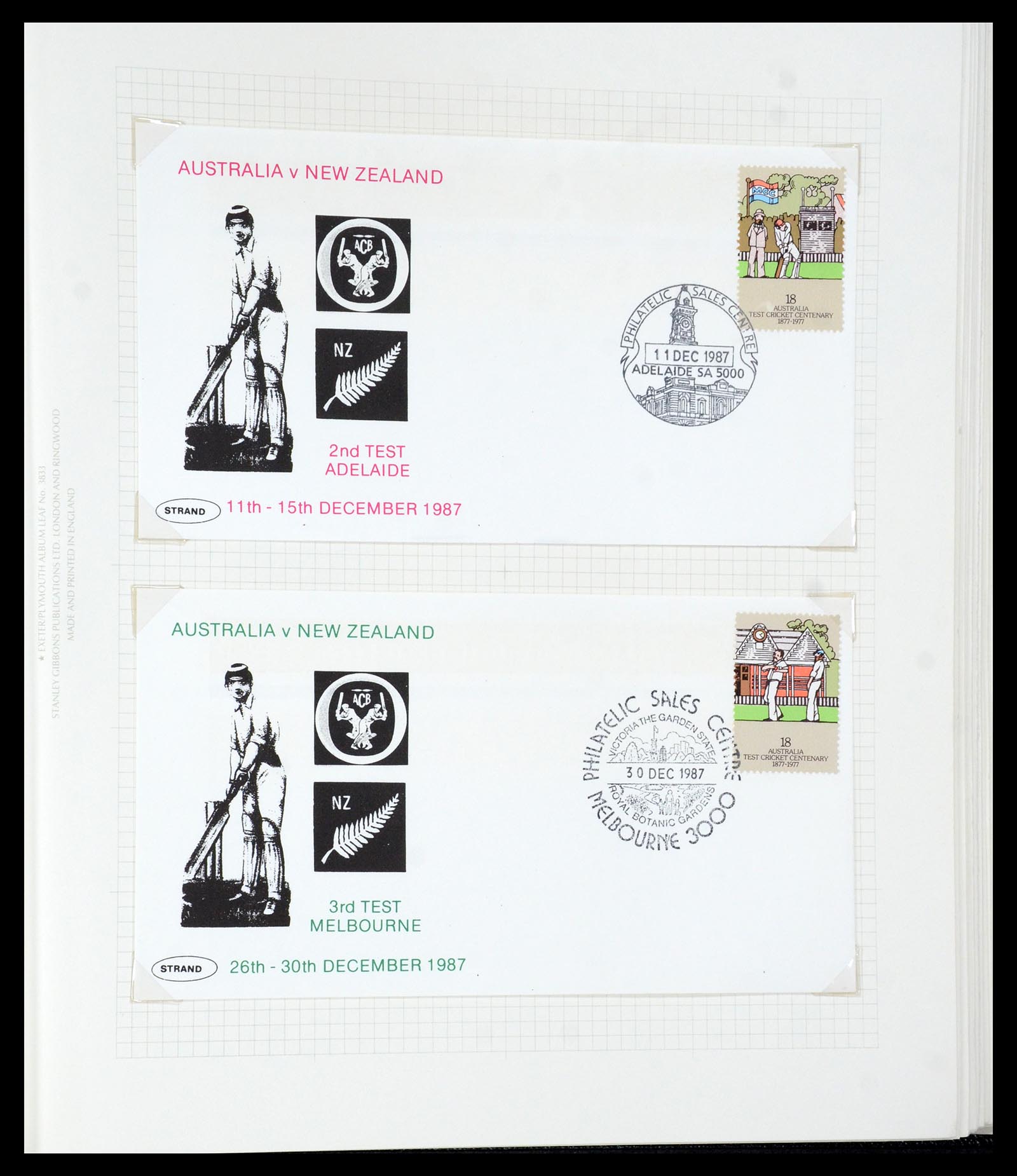 35594 045 - Postzegelverzameling 35594 Motief Cricket 1962-1996.