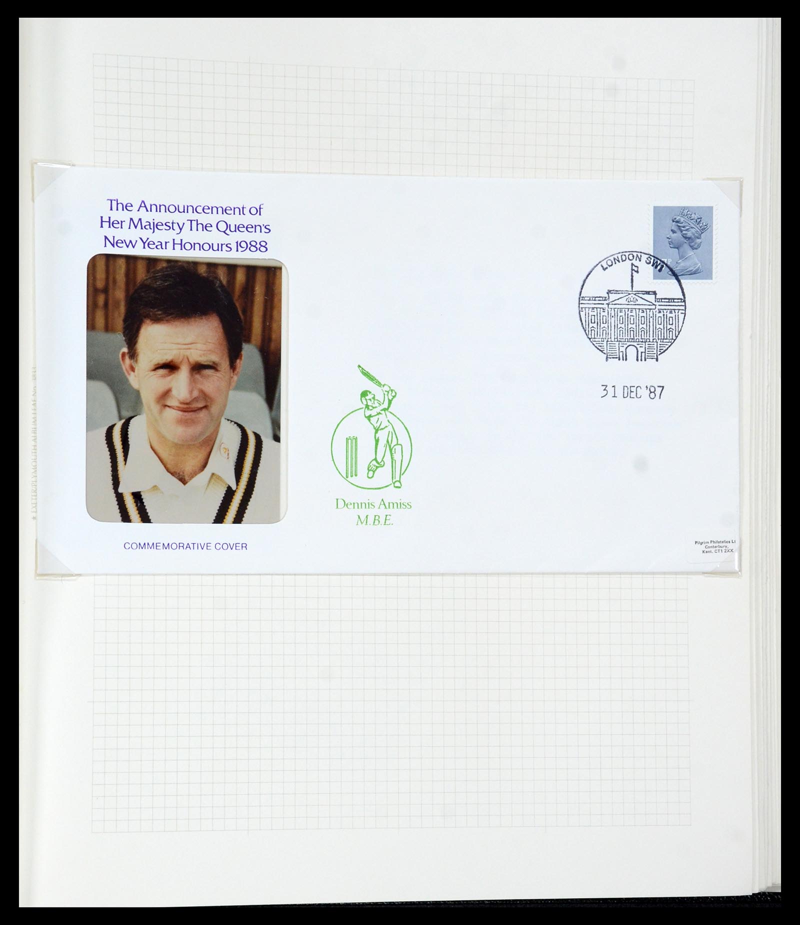 35594 046 - Postzegelverzameling 35594 Motief Cricket 1962-1996.