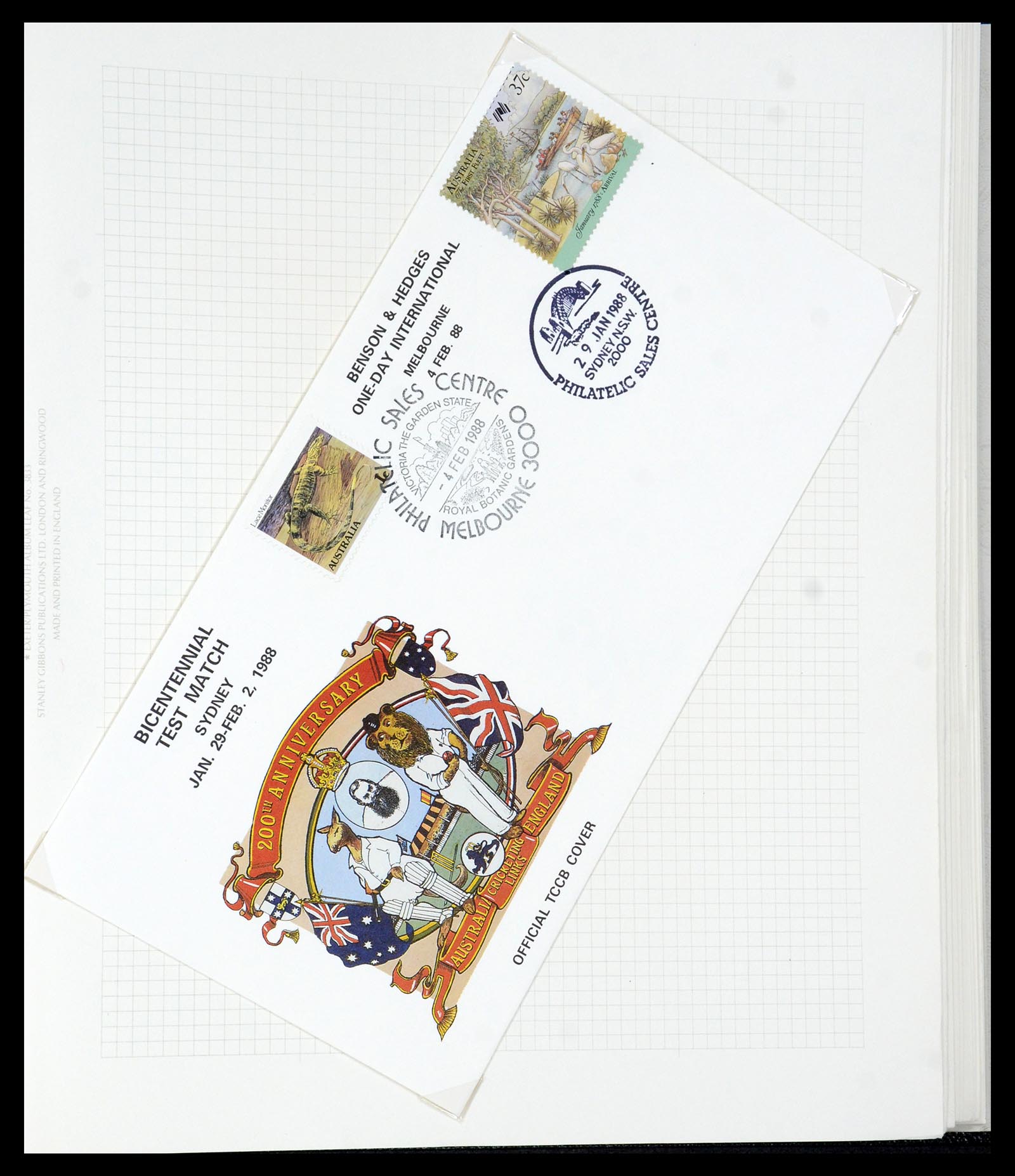 35594 049 - Postzegelverzameling 35594 Motief Cricket 1962-1996.