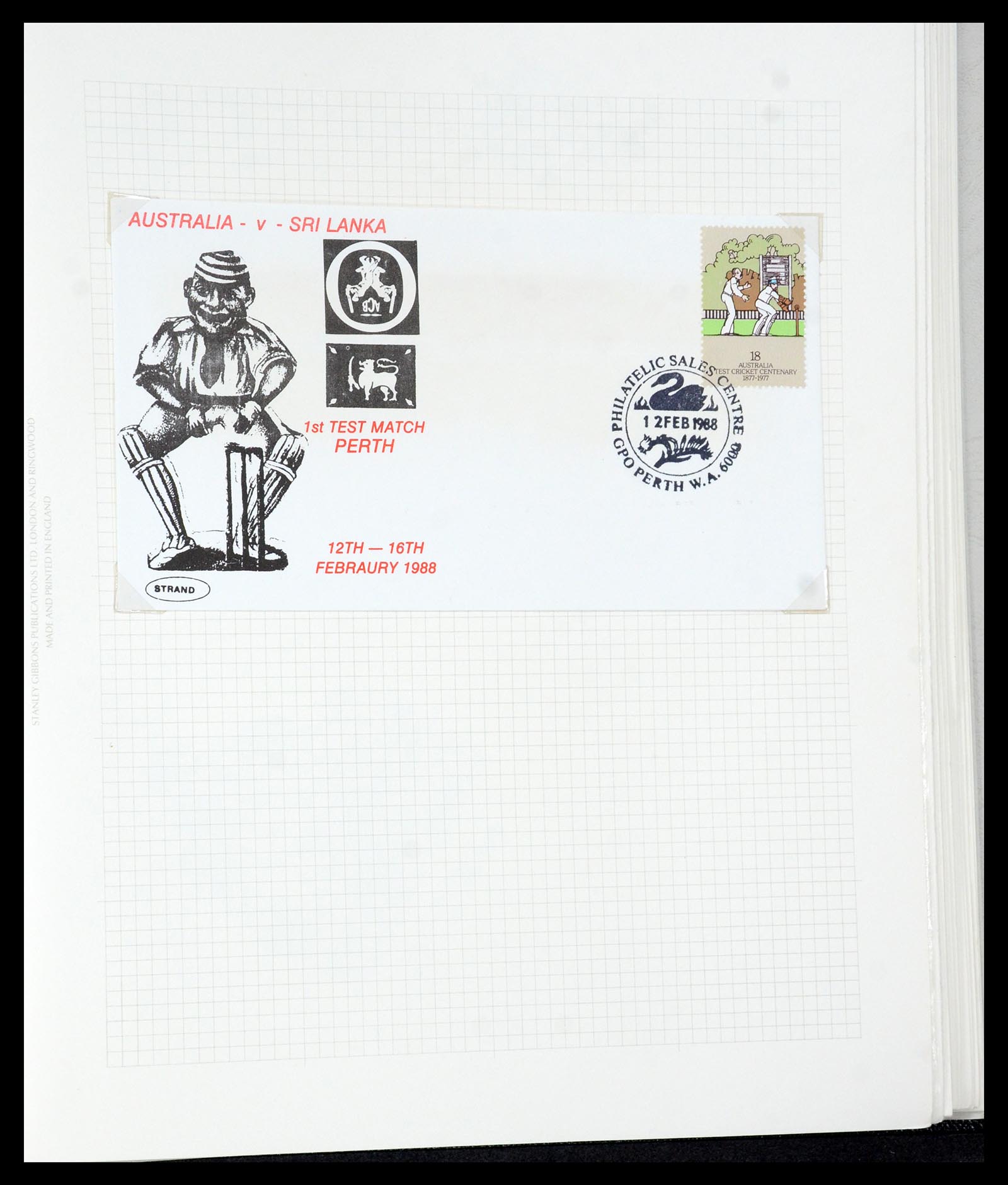 35594 051 - Postzegelverzameling 35594 Motief Cricket 1962-1996.