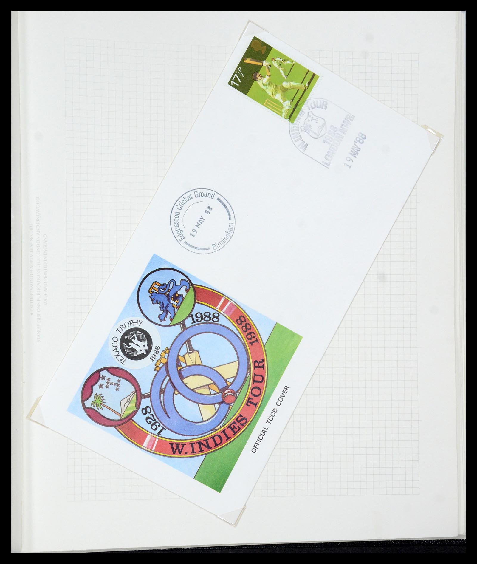 35594 057 - Postzegelverzameling 35594 Motief Cricket 1962-1996.