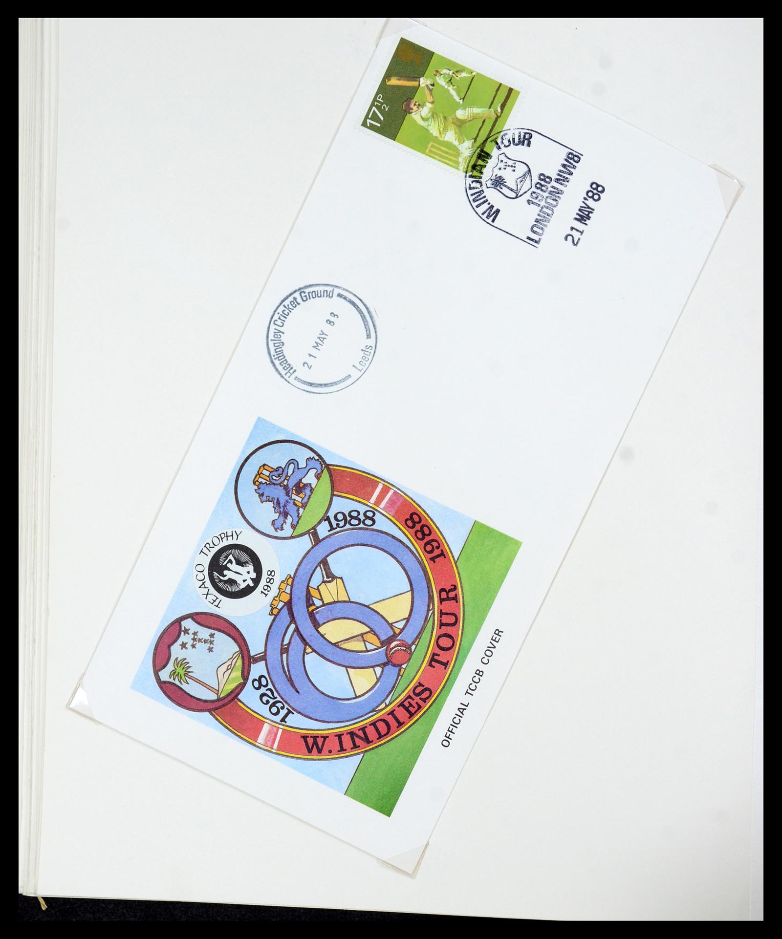 35594 059 - Postzegelverzameling 35594 Motief Cricket 1962-1996.
