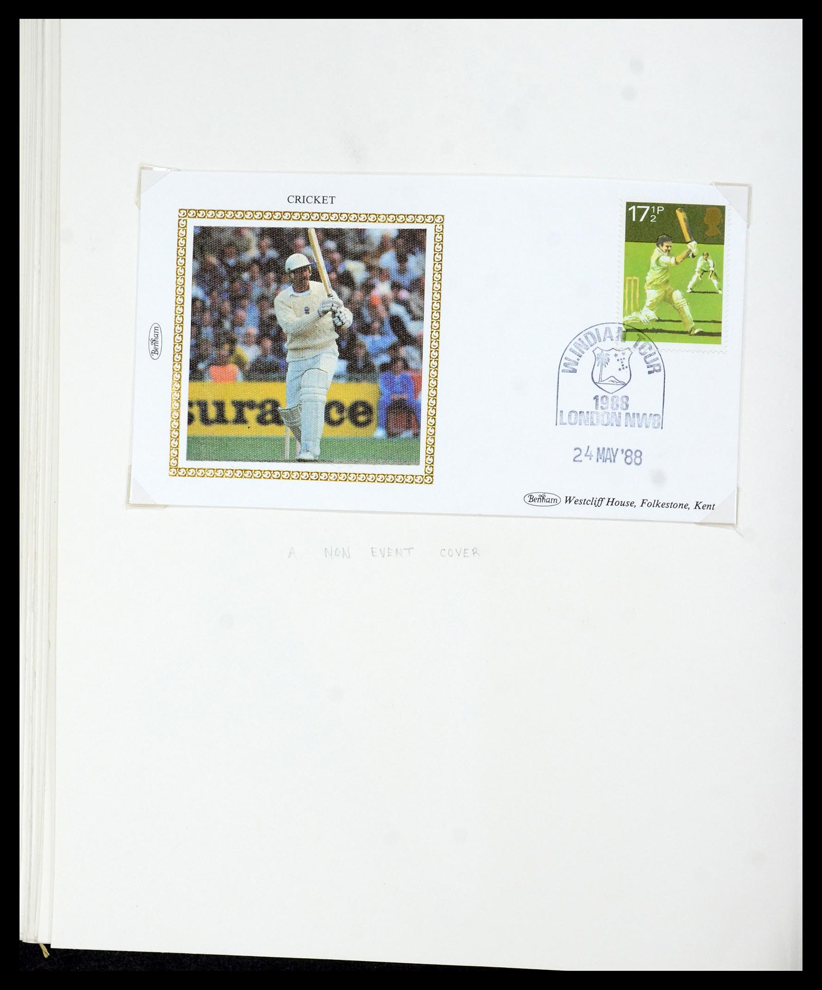 35594 060 - Postzegelverzameling 35594 Motief Cricket 1962-1996.