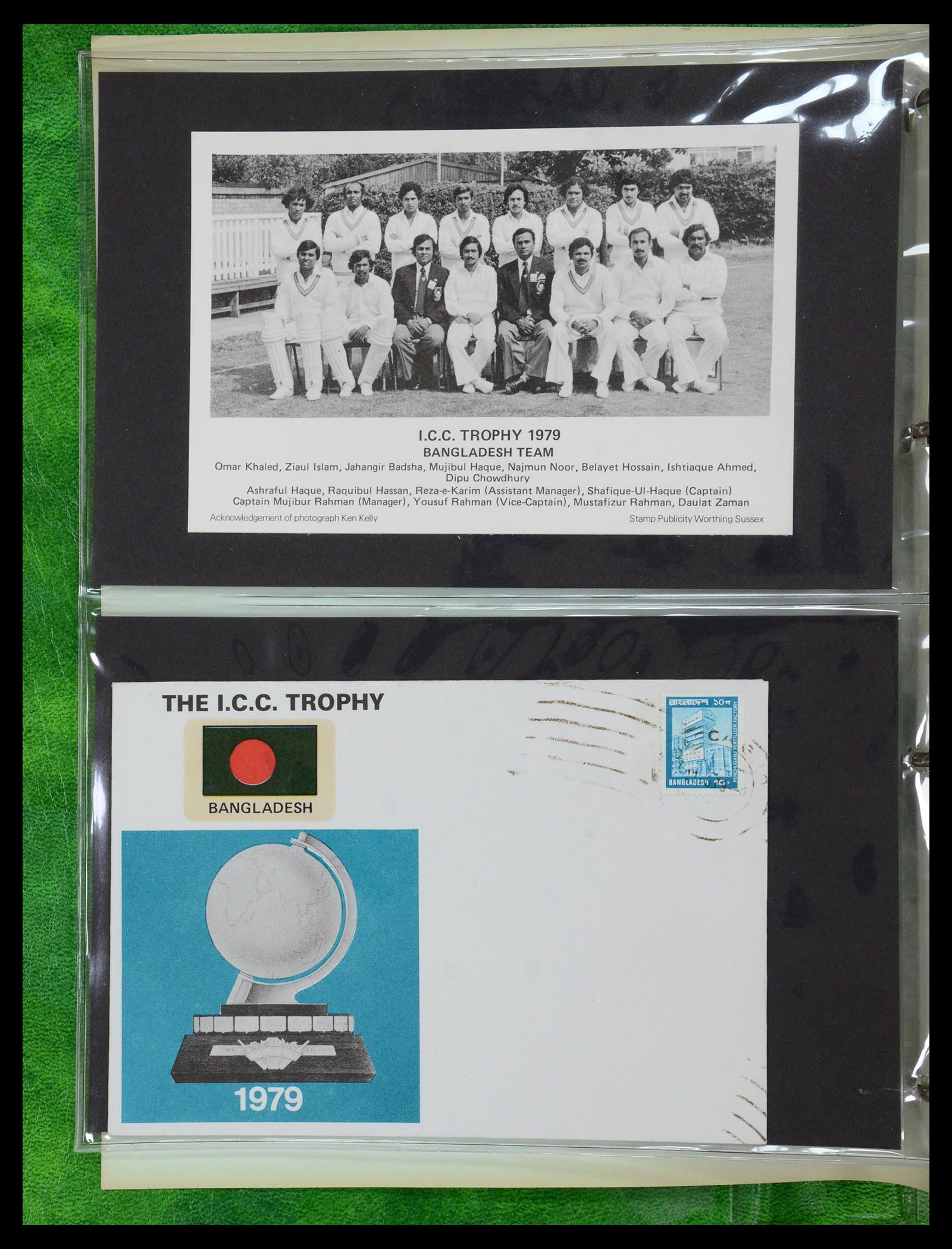 35594 072 - Postzegelverzameling 35594 Motief Cricket 1962-1996.