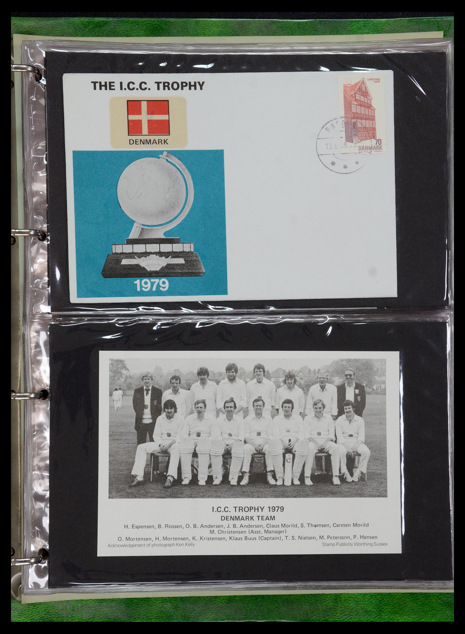 35594 075 - Postzegelverzameling 35594 Motief Cricket 1962-1996.
