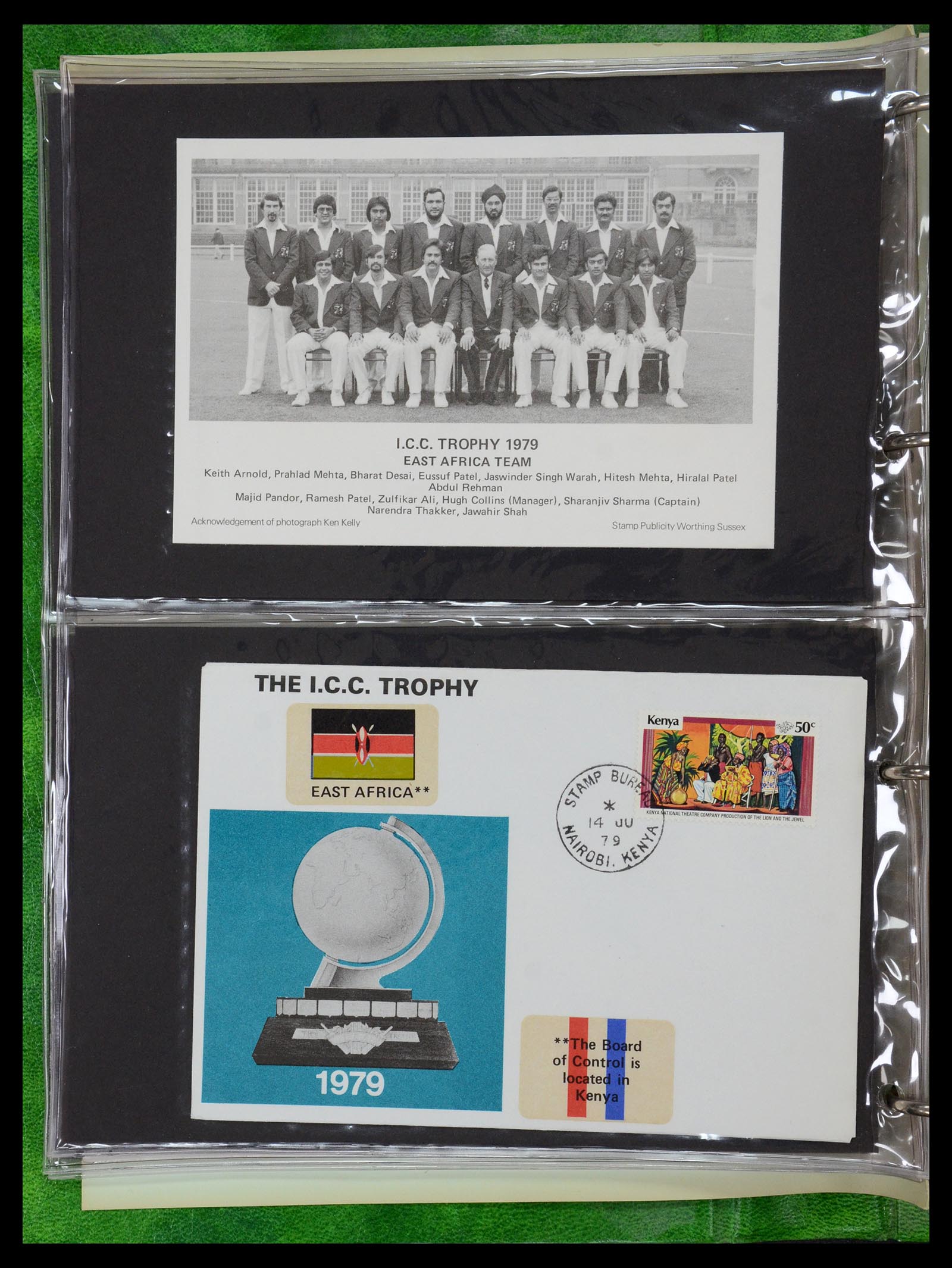 35594 076 - Postzegelverzameling 35594 Motief Cricket 1962-1996.