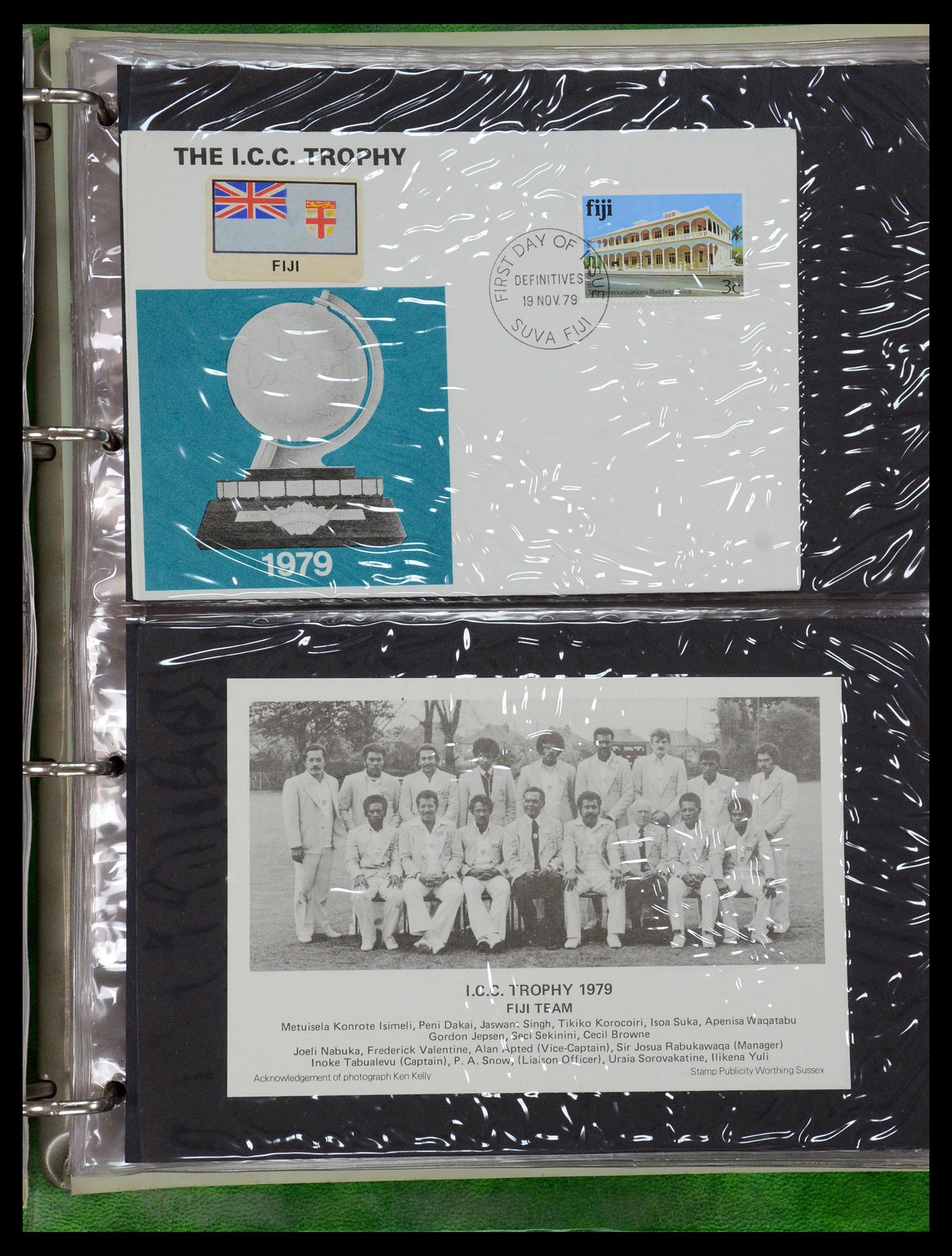 35594 077 - Postzegelverzameling 35594 Motief Cricket 1962-1996.