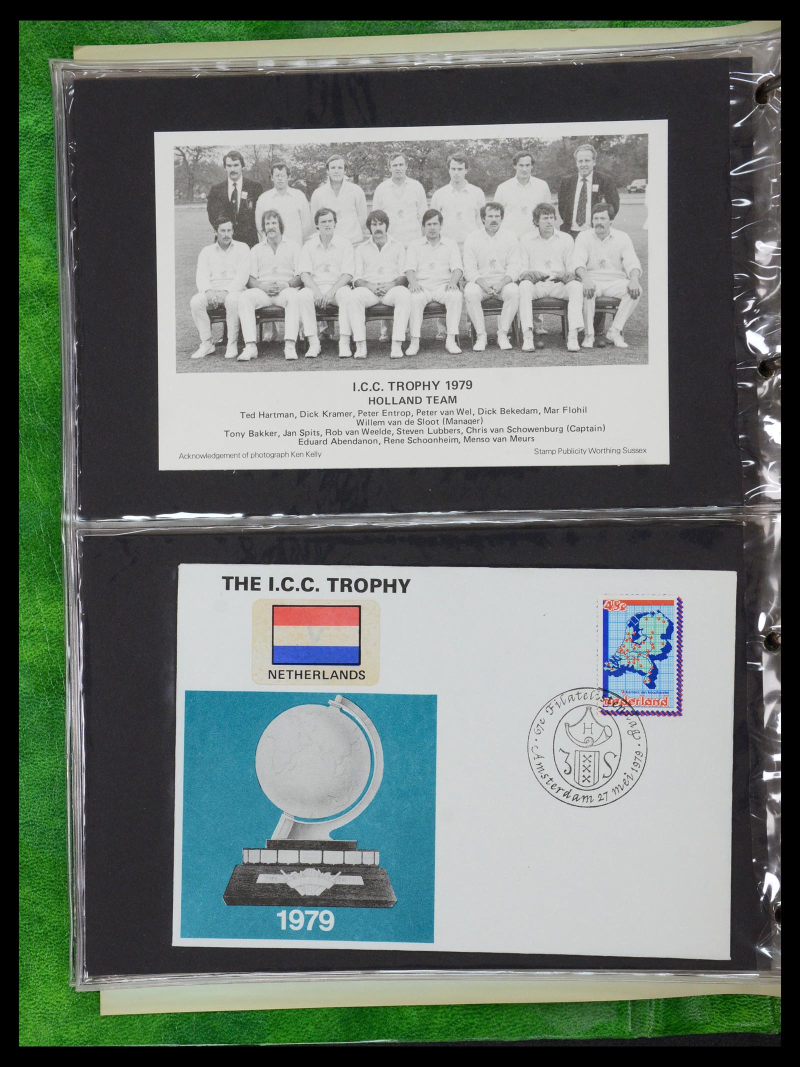 35594 078 - Postzegelverzameling 35594 Motief Cricket 1962-1996.