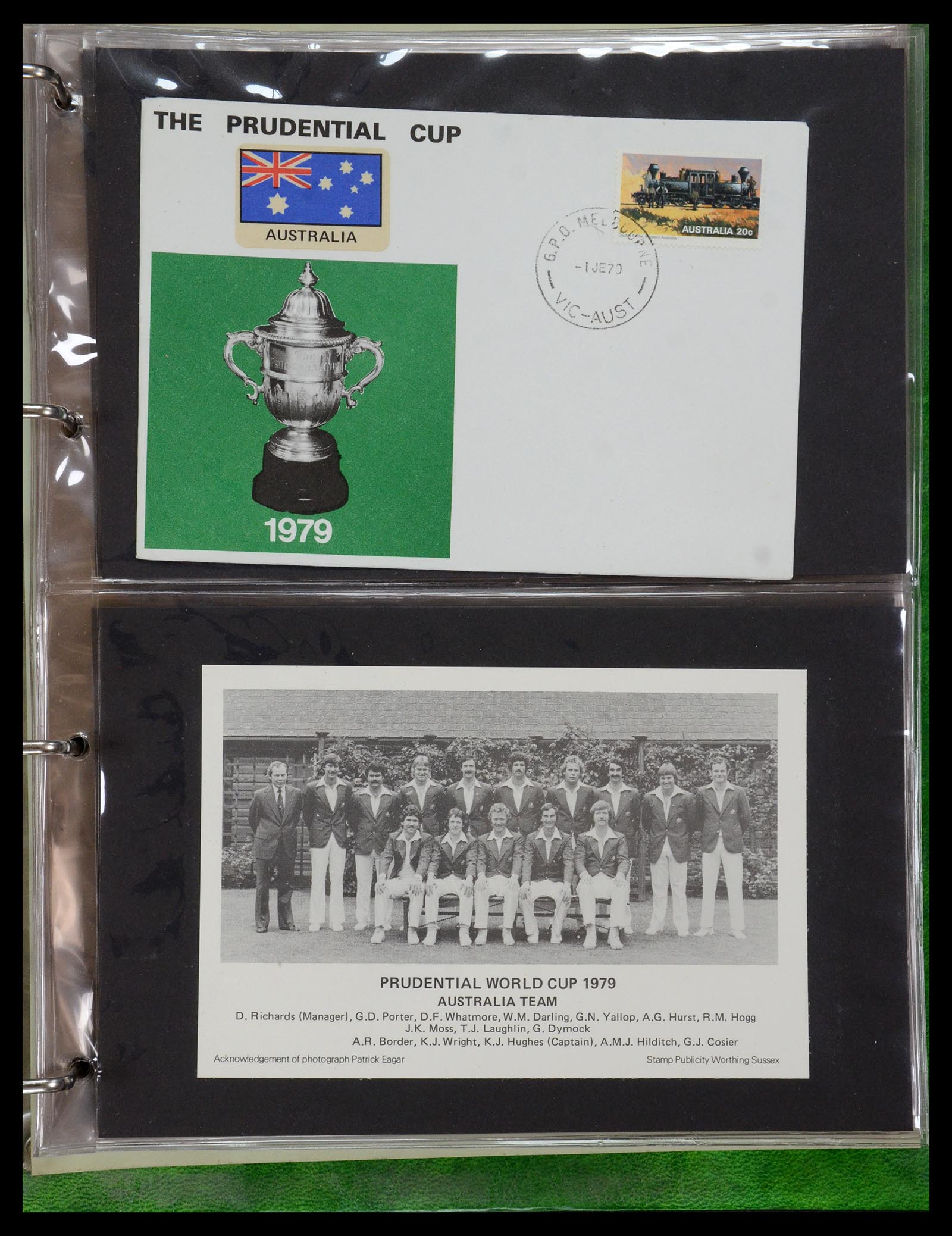 35594 085 - Postzegelverzameling 35594 Motief Cricket 1962-1996.