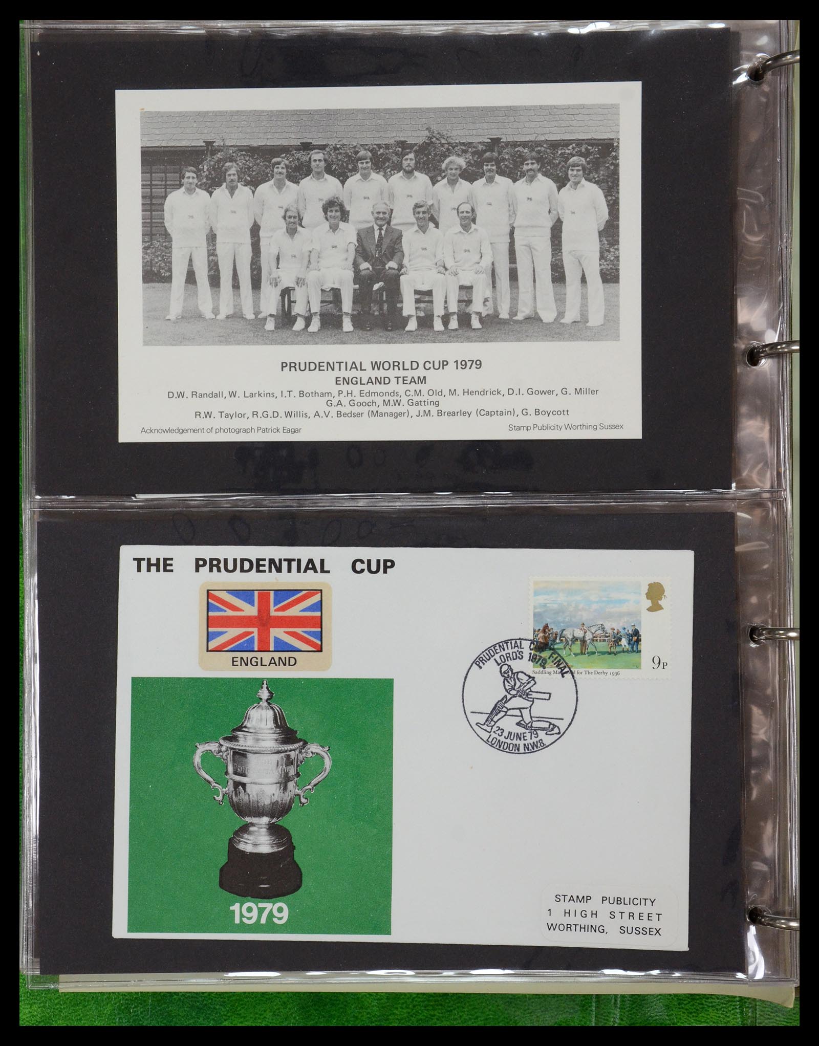 35594 086 - Postzegelverzameling 35594 Motief Cricket 1962-1996.