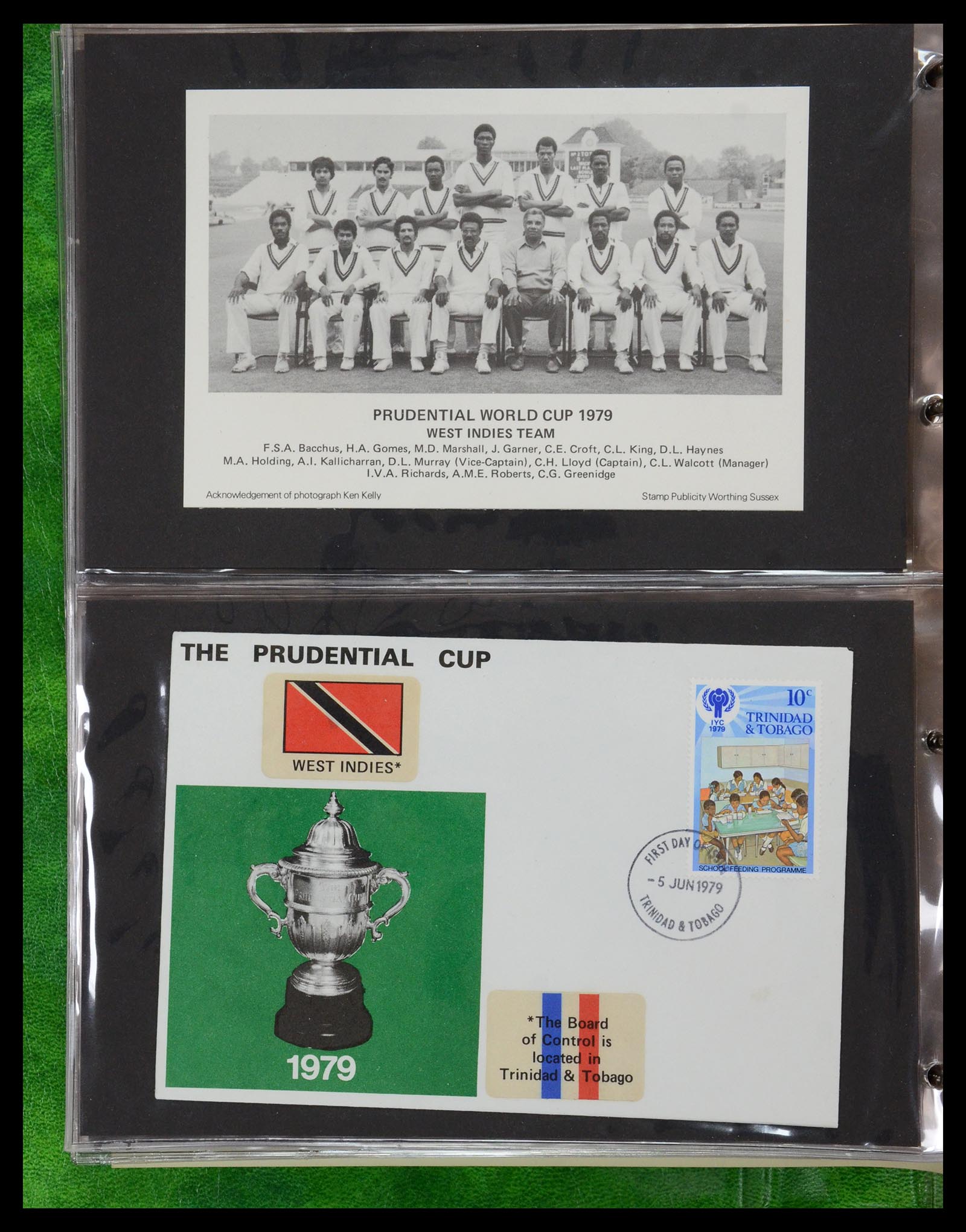 35594 090 - Stamp Collection 35594 Thematics Cricket 1962-1996.