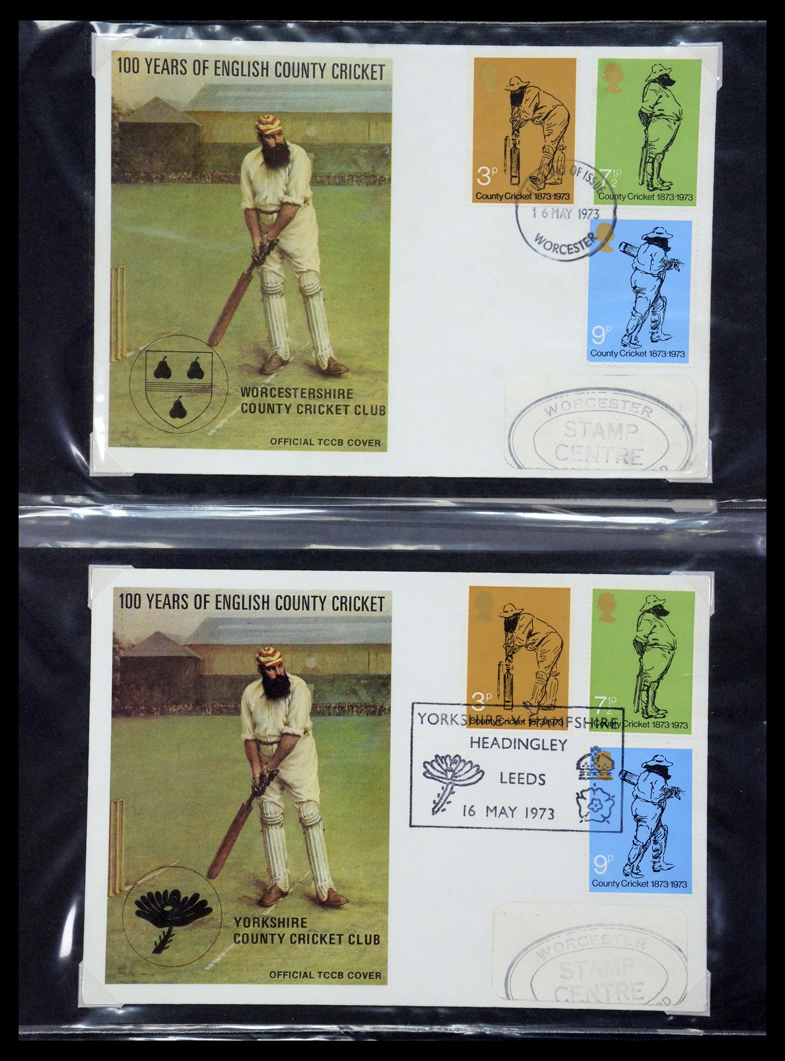 35594 326 - Postzegelverzameling 35594 Motief Cricket 1962-1996.