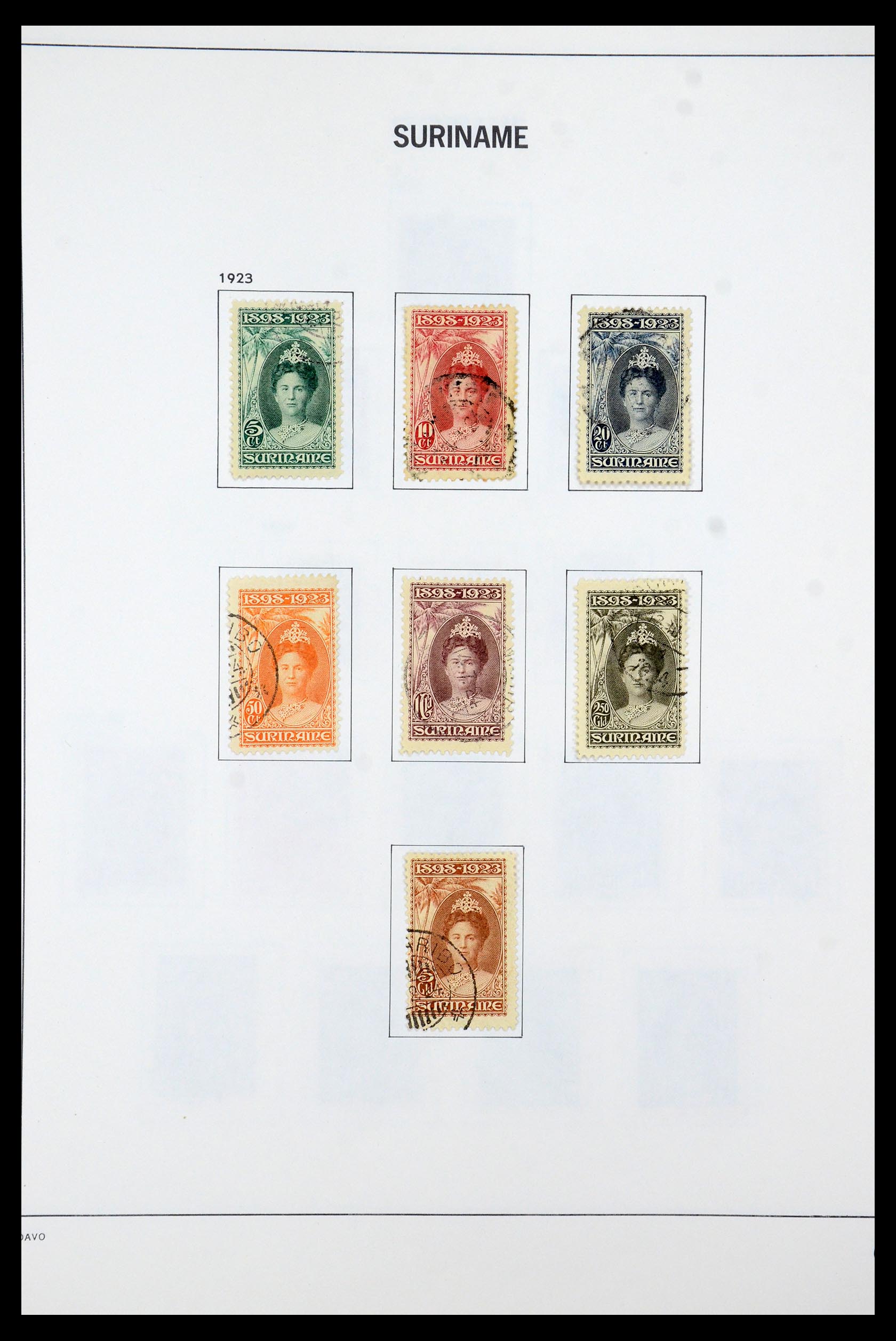 35595 008 - Postzegelverzameling 35595 Suriname 1873-1975.