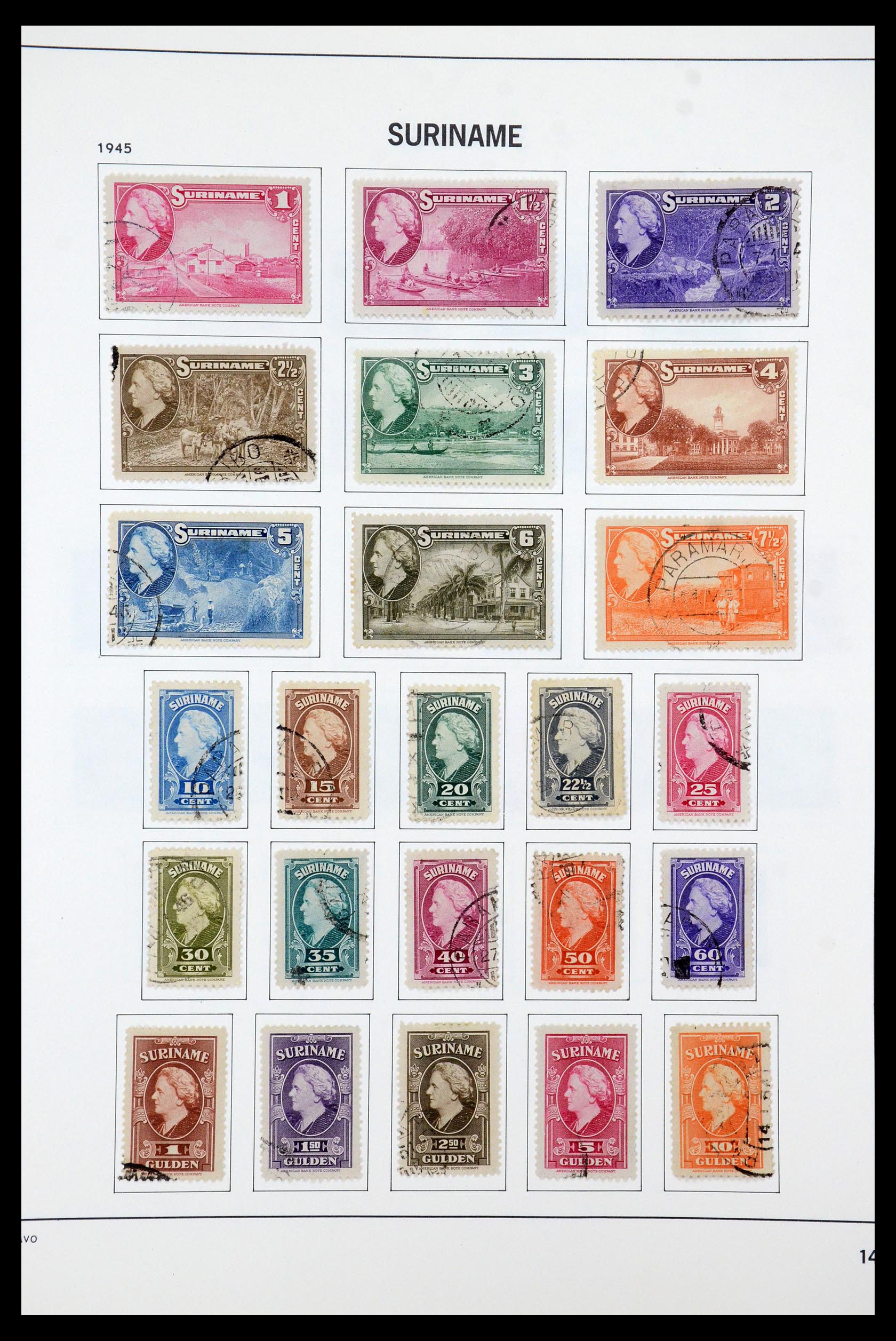 35595 016 - Postzegelverzameling 35595 Suriname 1873-1975.