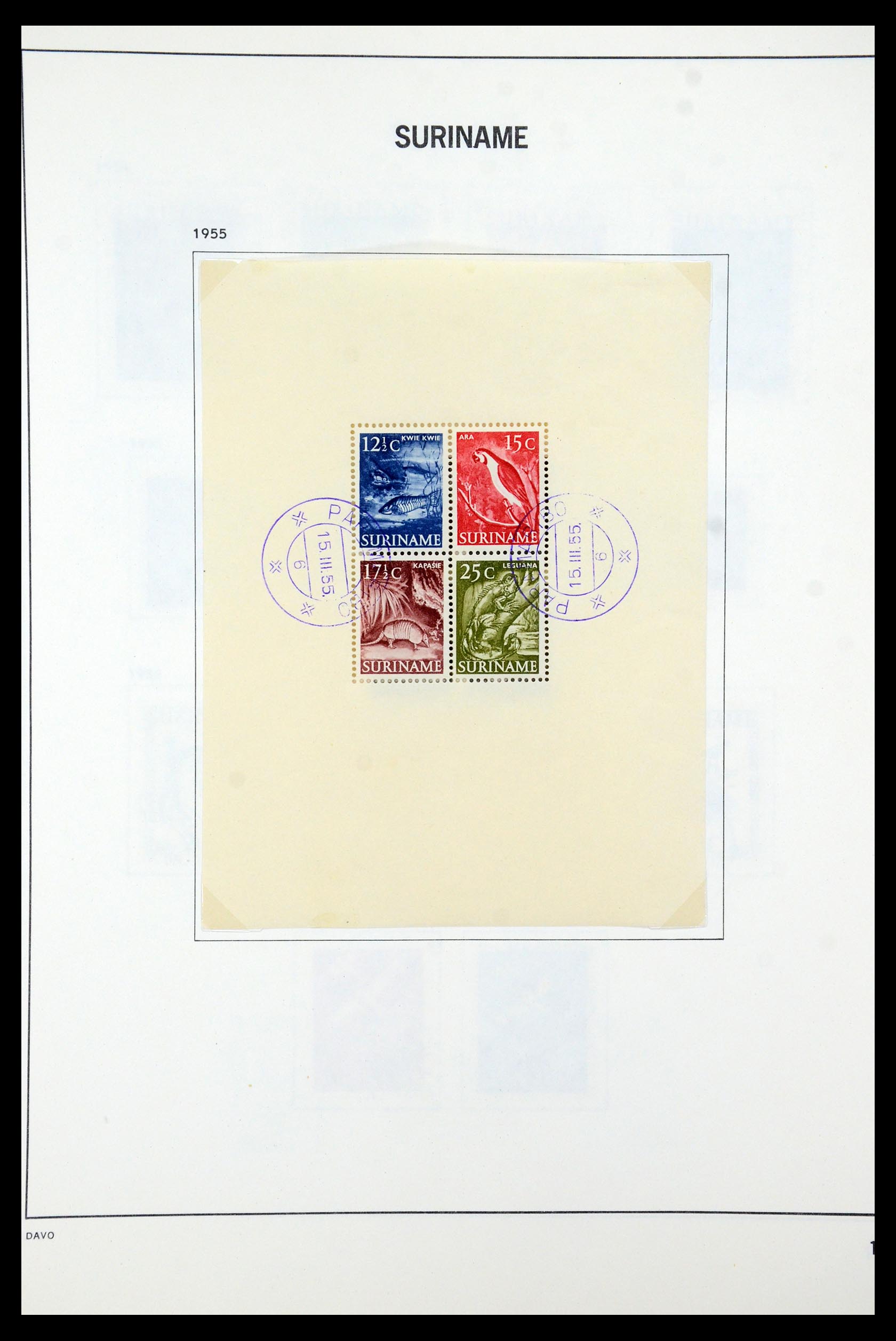 35595 021 - Postzegelverzameling 35595 Suriname 1873-1975.