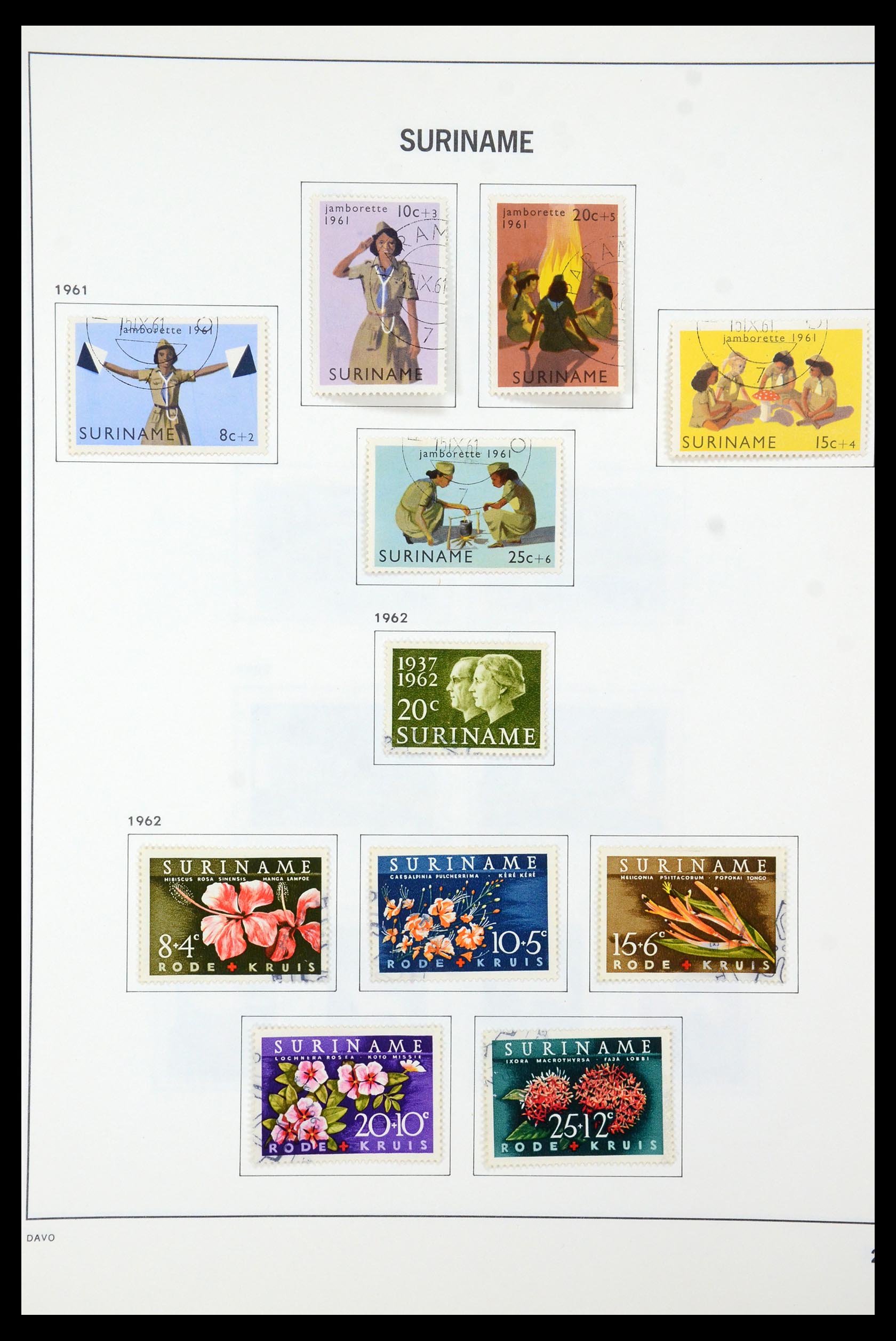 35595 029 - Postzegelverzameling 35595 Suriname 1873-1975.