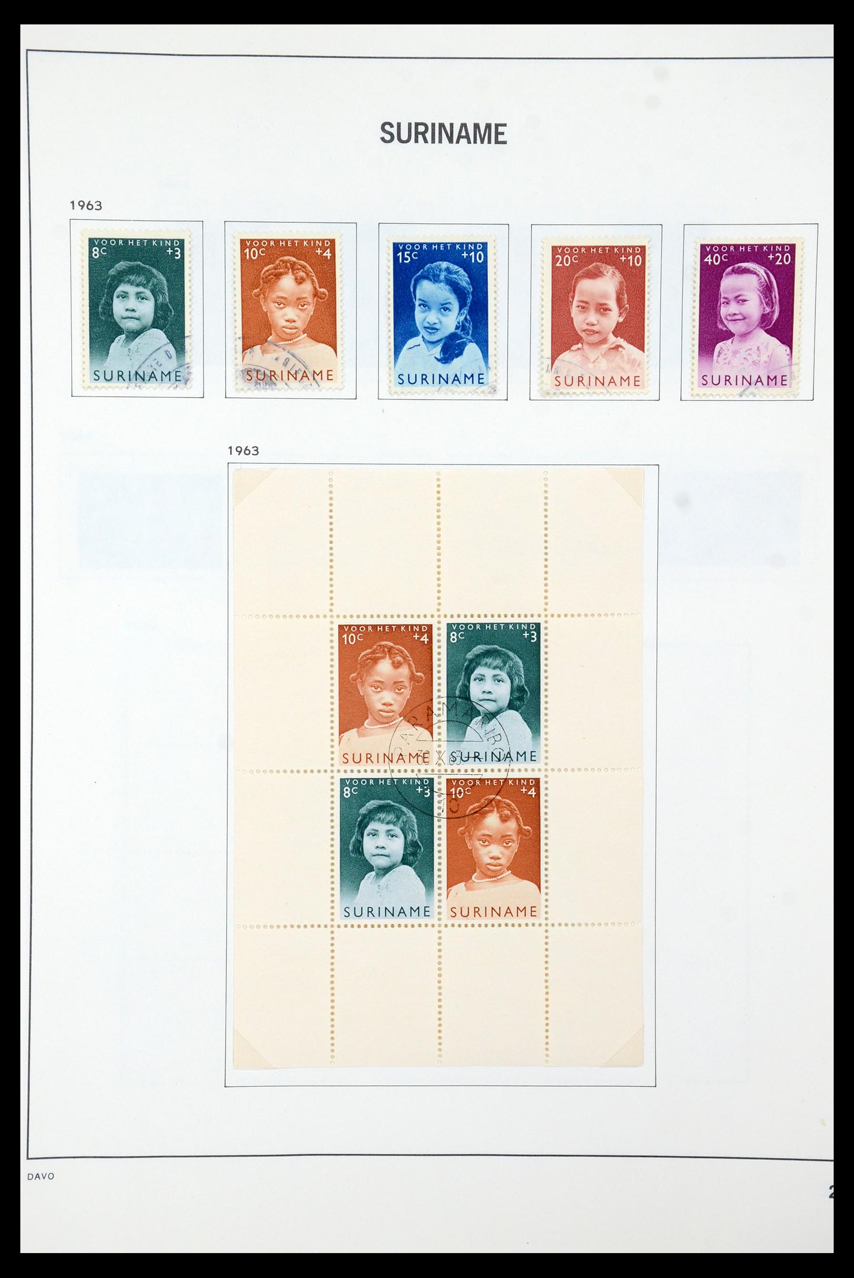 35595 032 - Postzegelverzameling 35595 Suriname 1873-1975.