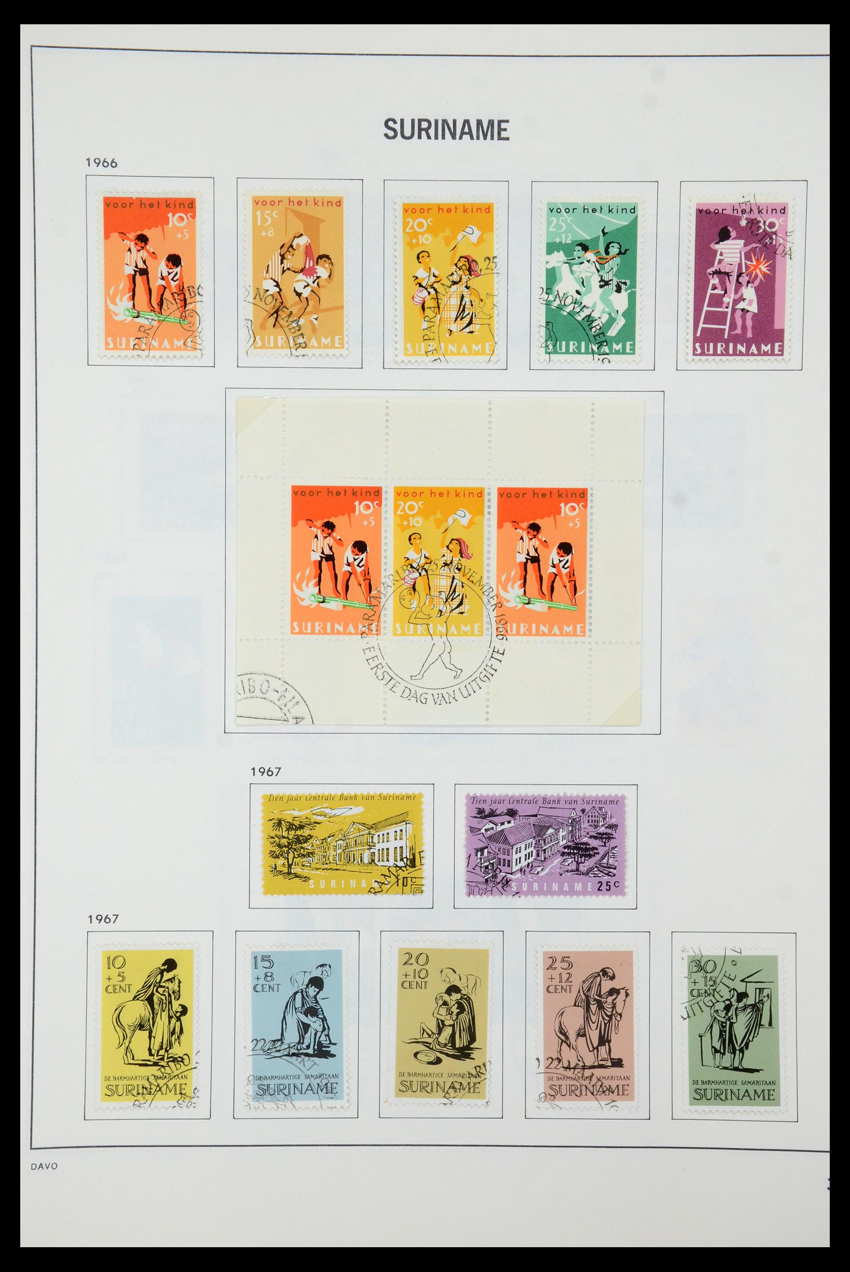 35595 038 - Postzegelverzameling 35595 Suriname 1873-1975.