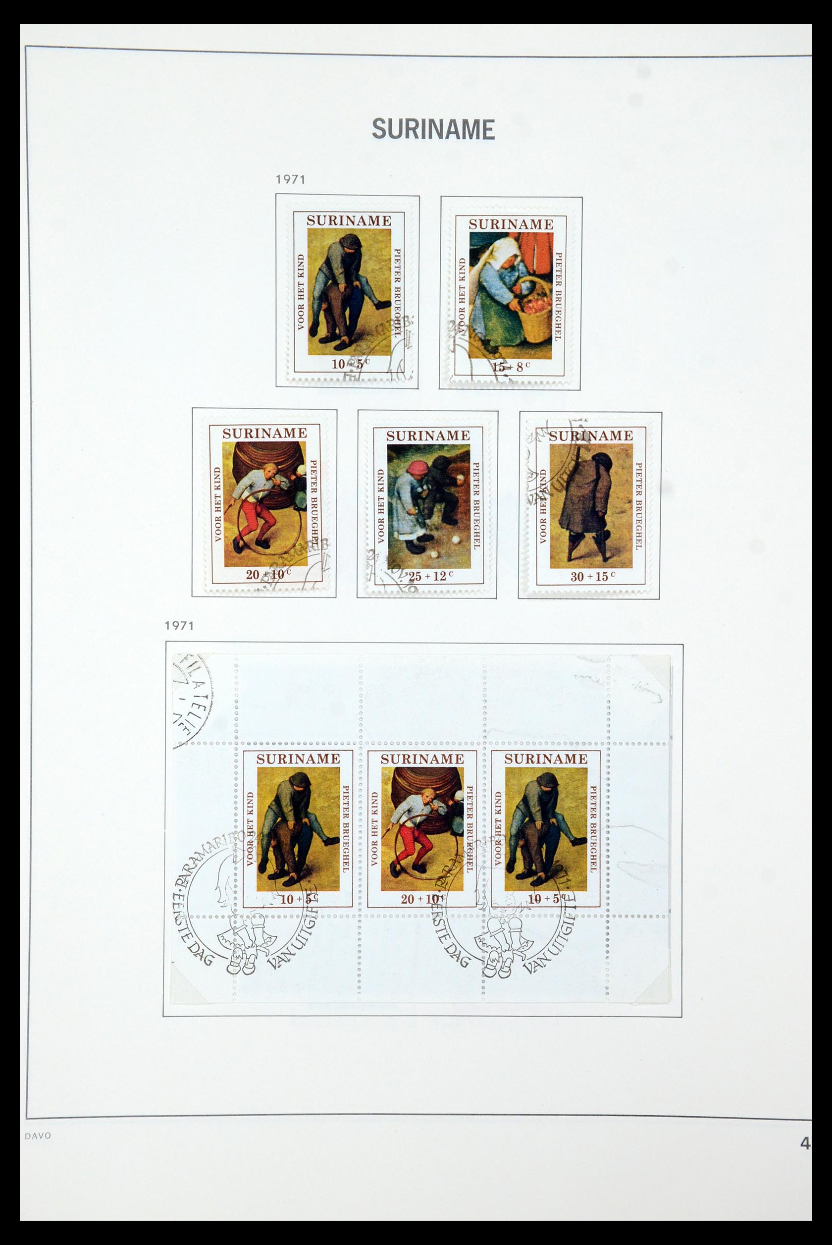 35595 048 - Postzegelverzameling 35595 Suriname 1873-1975.