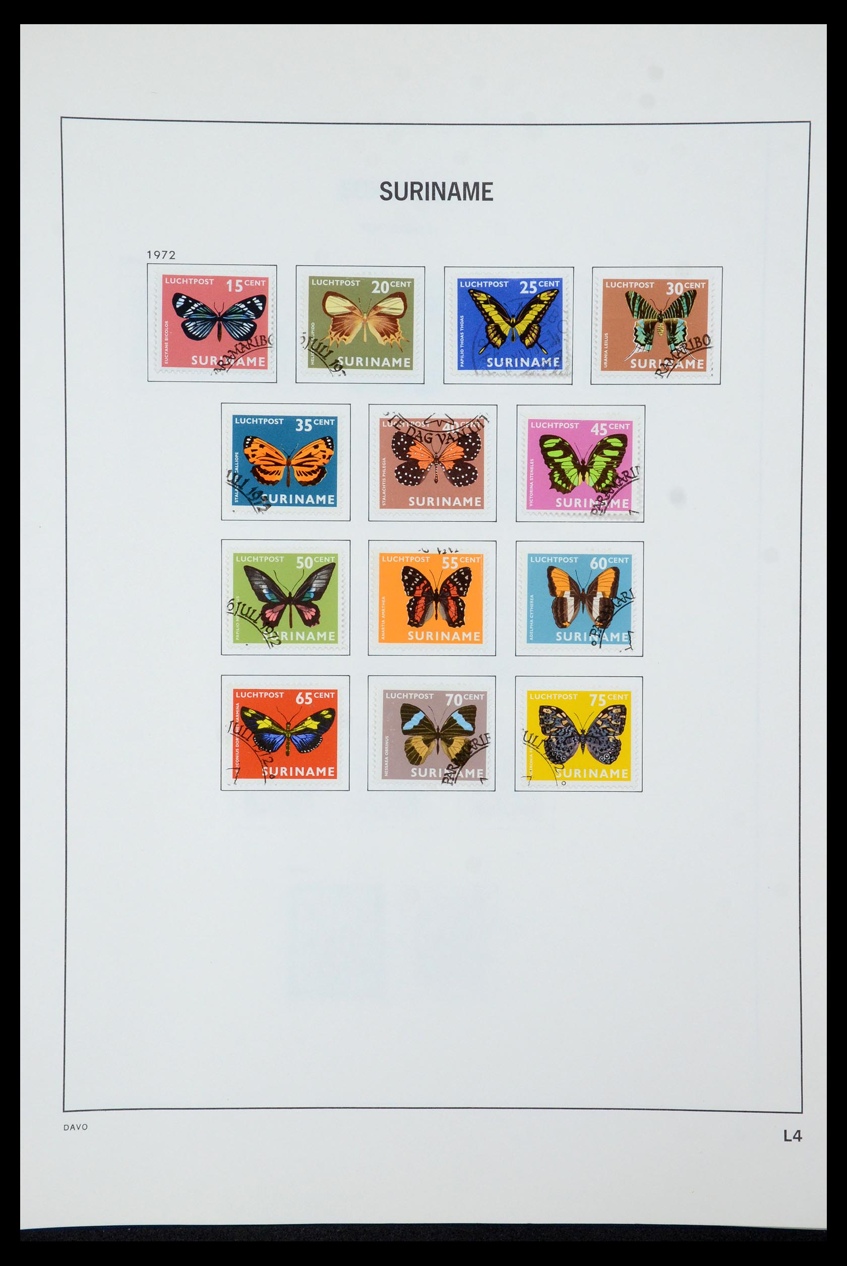 35595 061 - Postzegelverzameling 35595 Suriname 1873-1975.