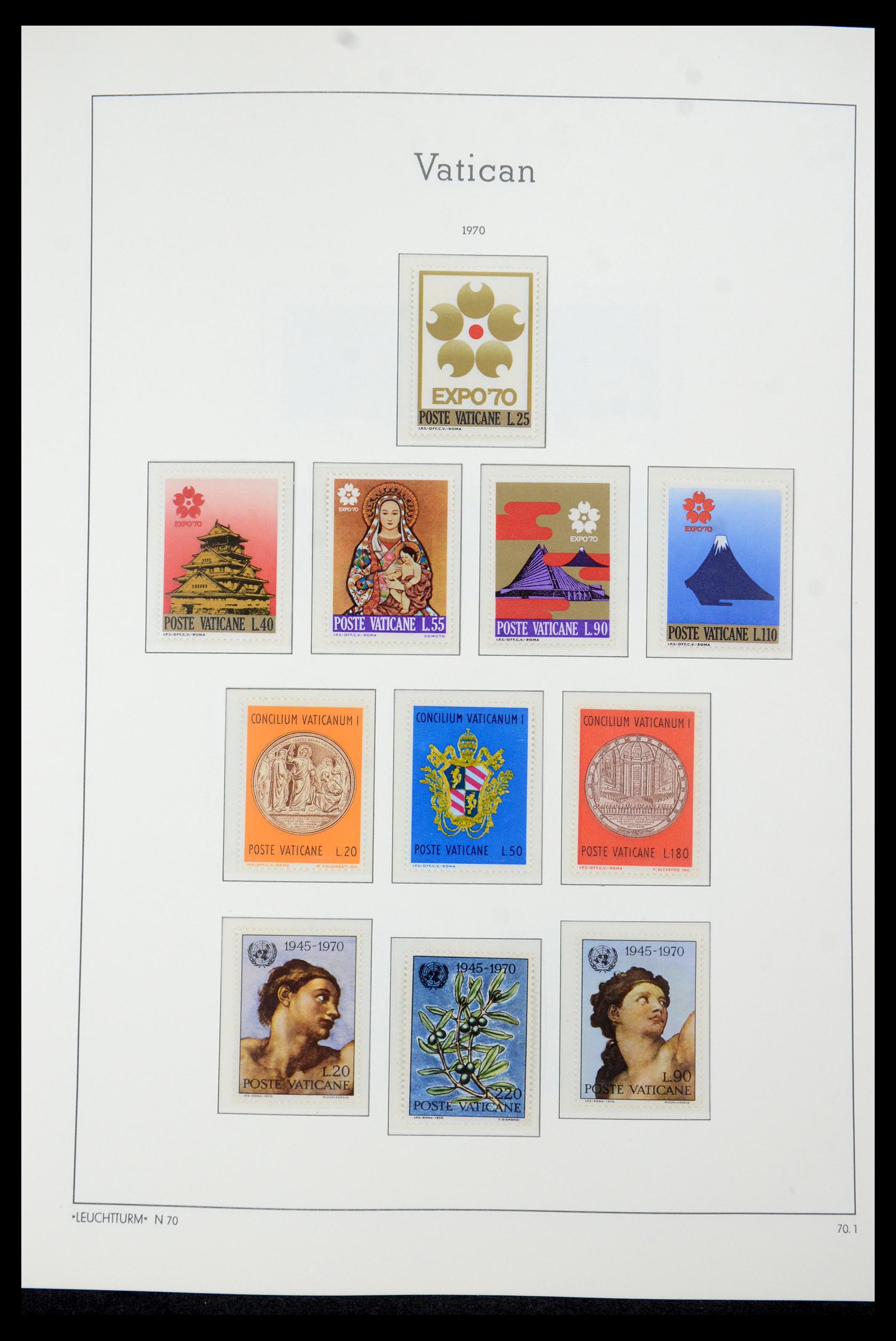 35596 022 - Stamp Collection 35596 Vatican 1959-2020!