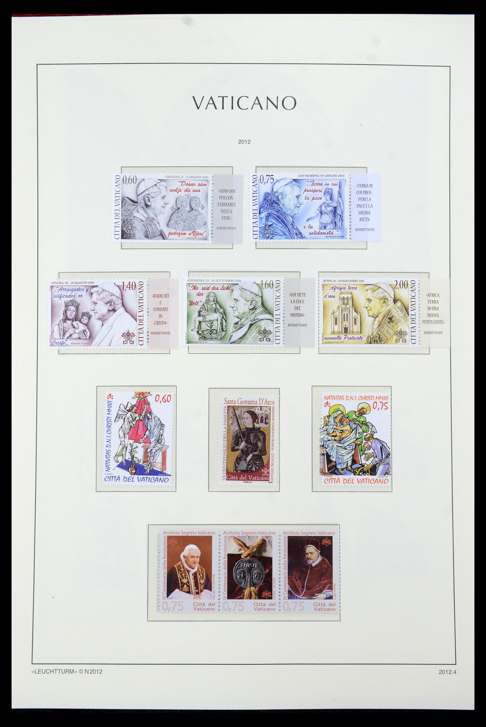 35596 163 - Stamp Collection 35596 Vatican 1959-2020!