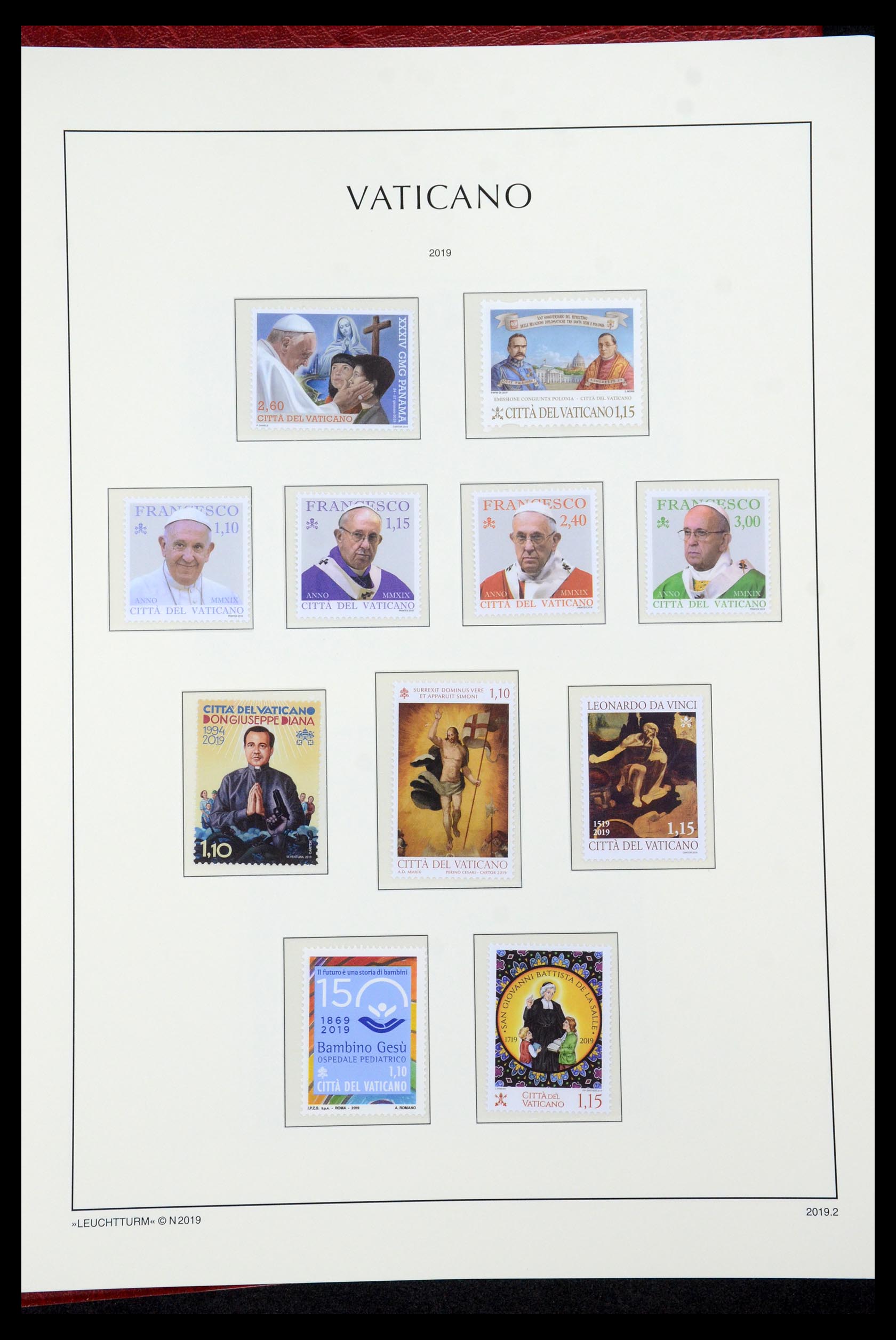 35596 198 - Stamp Collection 35596 Vatican 1959-2020!