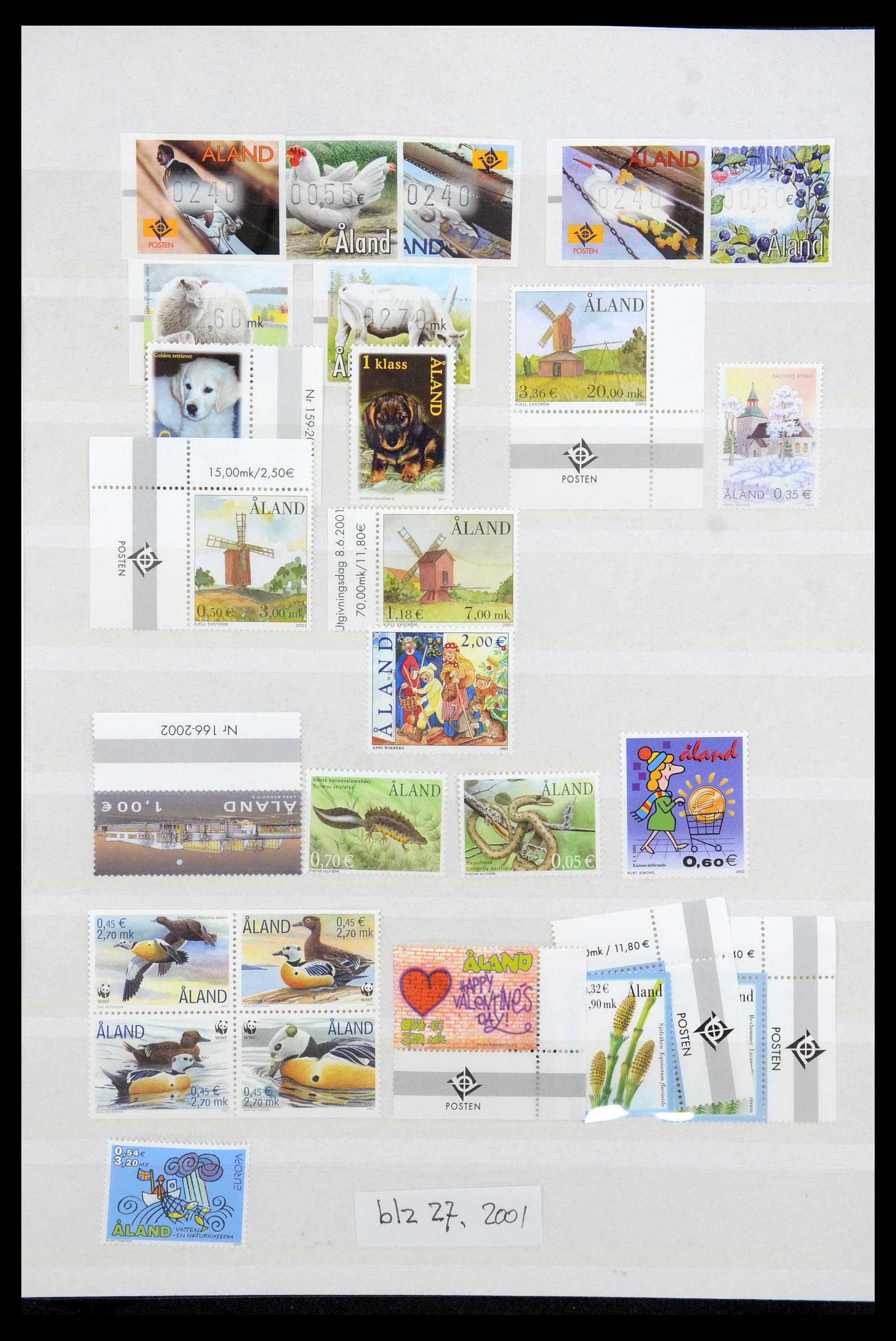 35597 001 - Postzegelverzameling 35597 Aland 1984-2004.