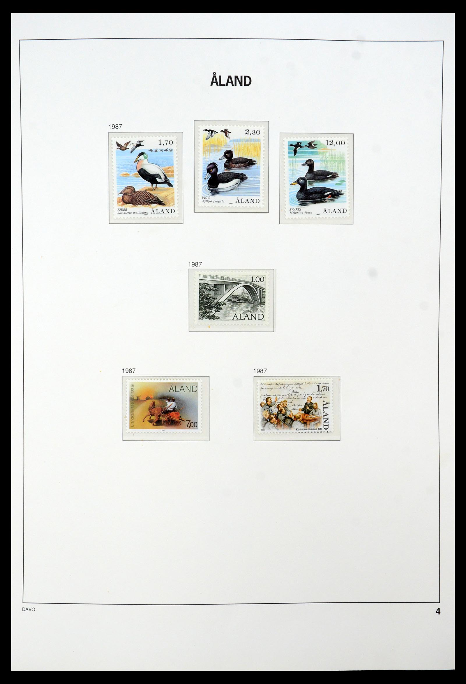 35597 006 - Postzegelverzameling 35597 Aland 1984-2004.