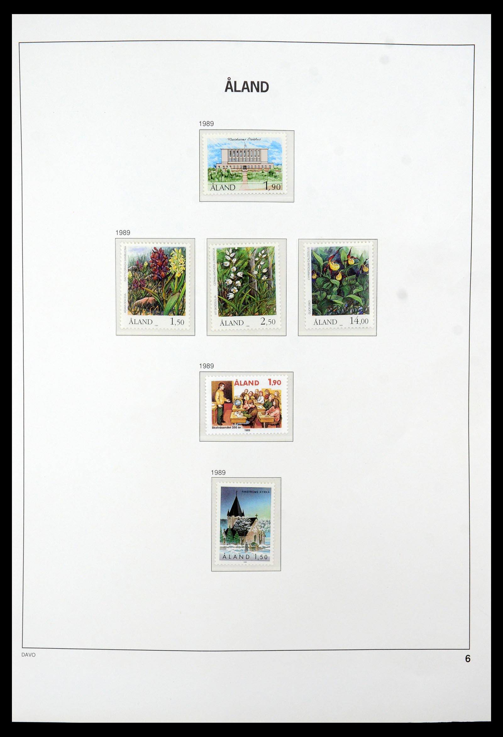35597 009 - Postzegelverzameling 35597 Aland 1984-2004.