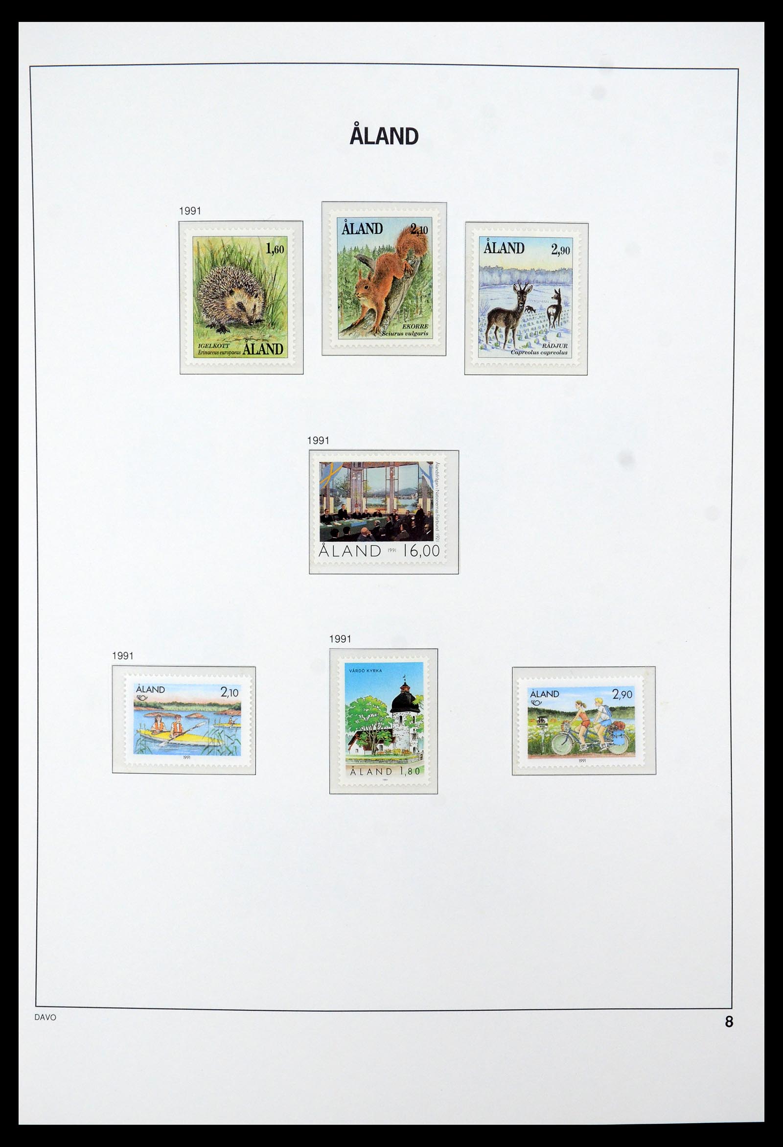 35597 011 - Postzegelverzameling 35597 Aland 1984-2004.