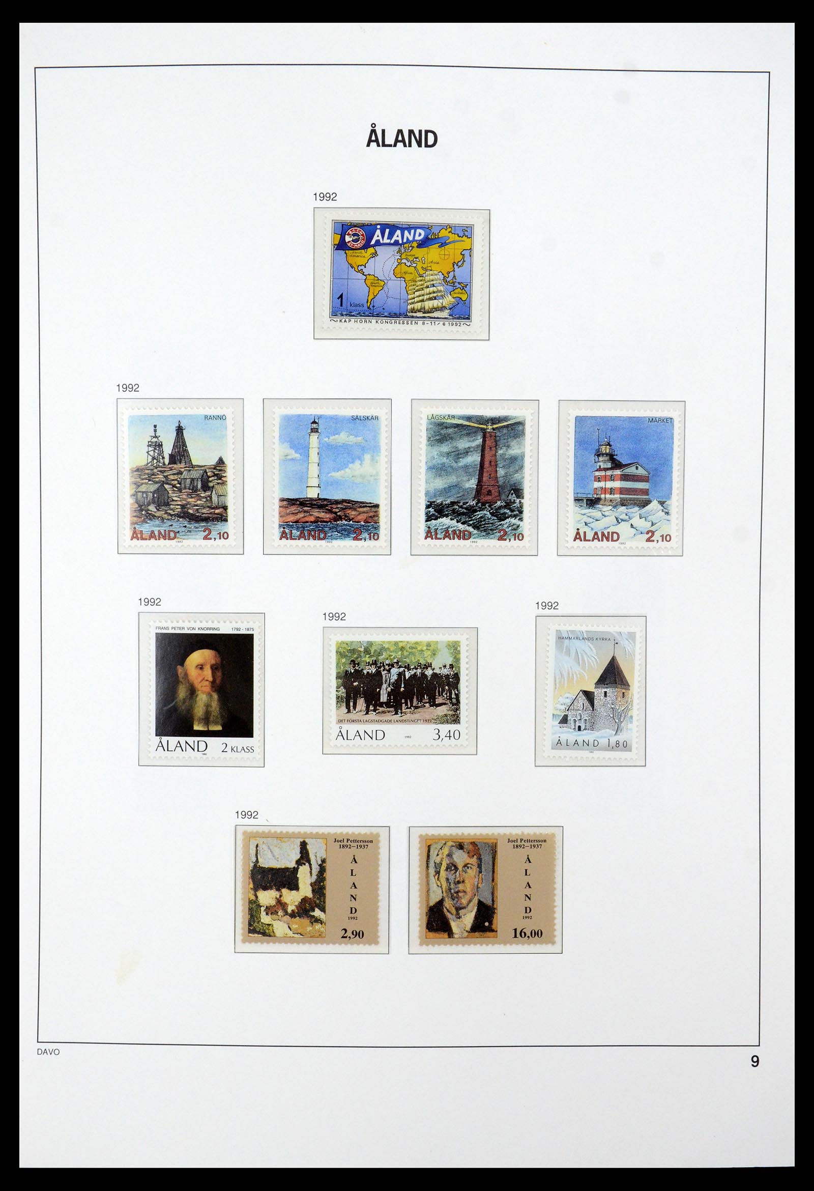 35597 012 - Postzegelverzameling 35597 Aland 1984-2004.