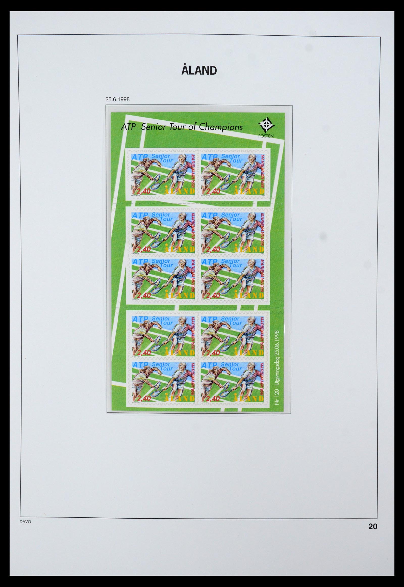 35597 023 - Postzegelverzameling 35597 Aland 1984-2004.