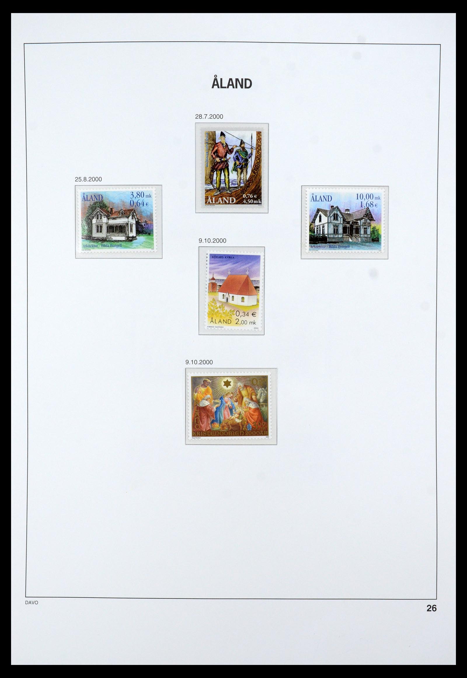 35597 029 - Postzegelverzameling 35597 Aland 1984-2004.