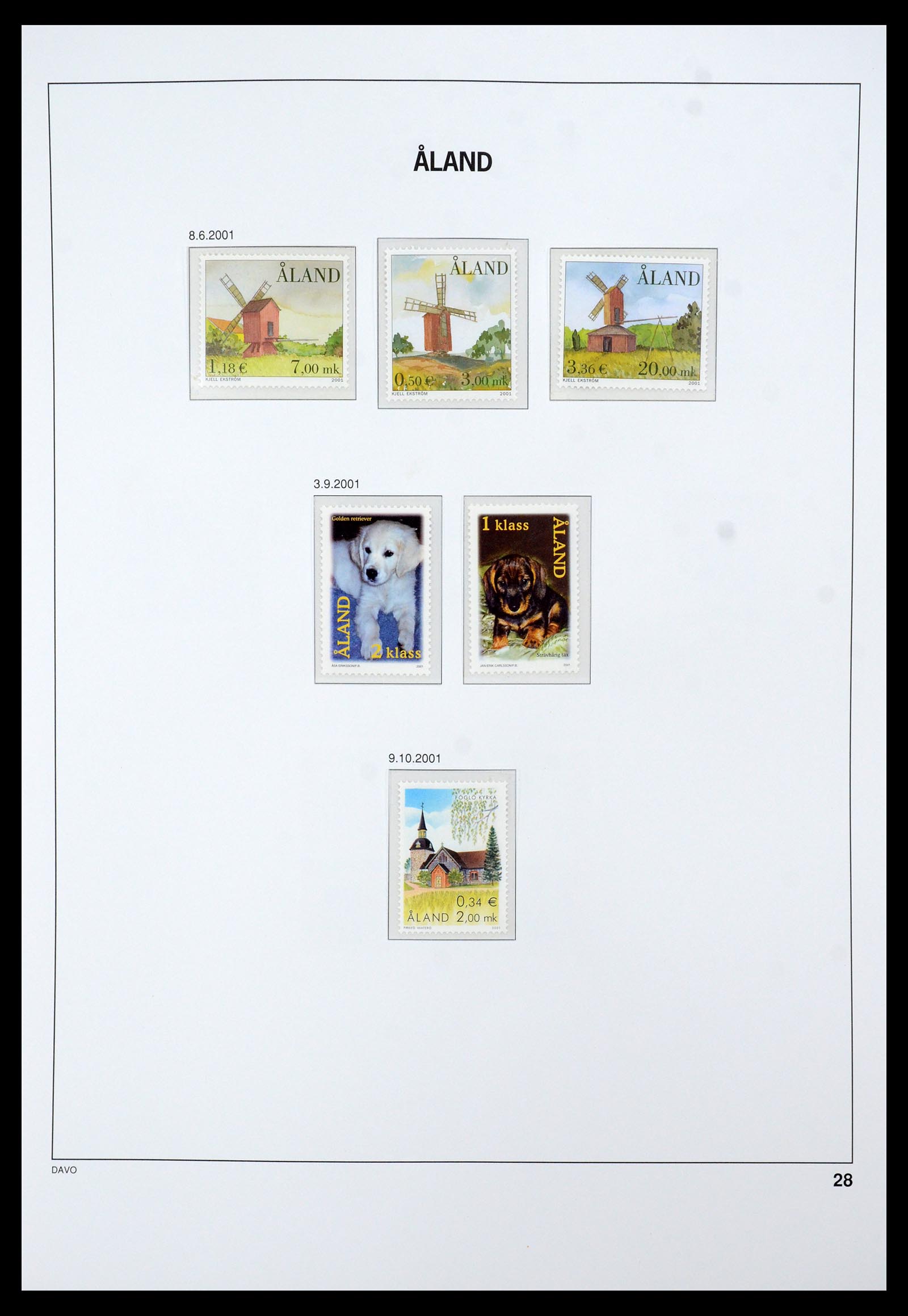35597 031 - Postzegelverzameling 35597 Aland 1984-2004.