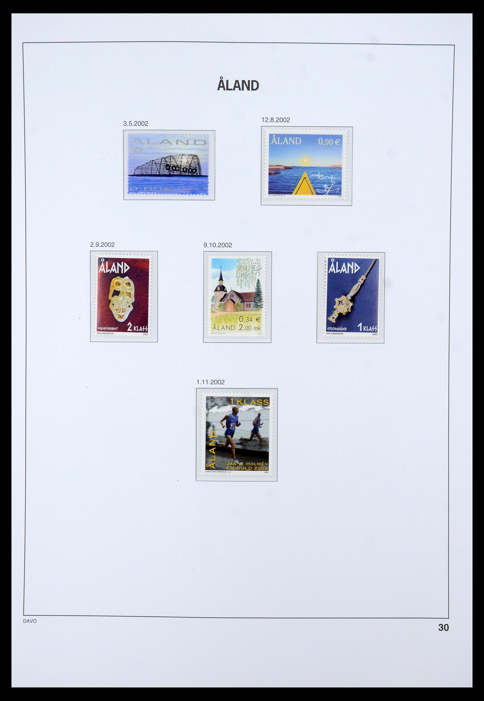 35597 033 - Postzegelverzameling 35597 Aland 1984-2004.