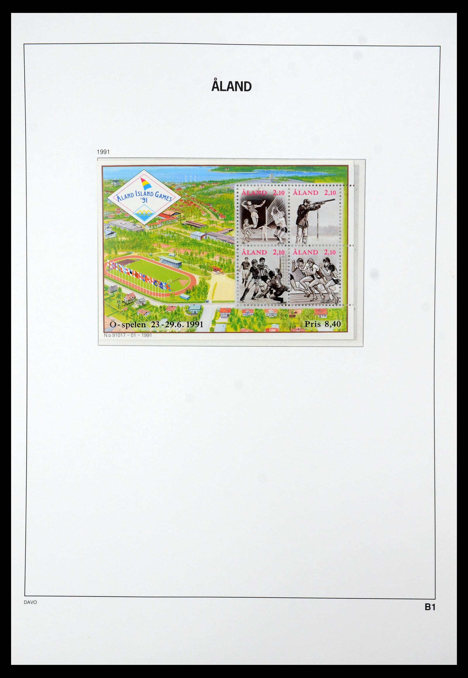 35597 037 - Postzegelverzameling 35597 Aland 1984-2004.