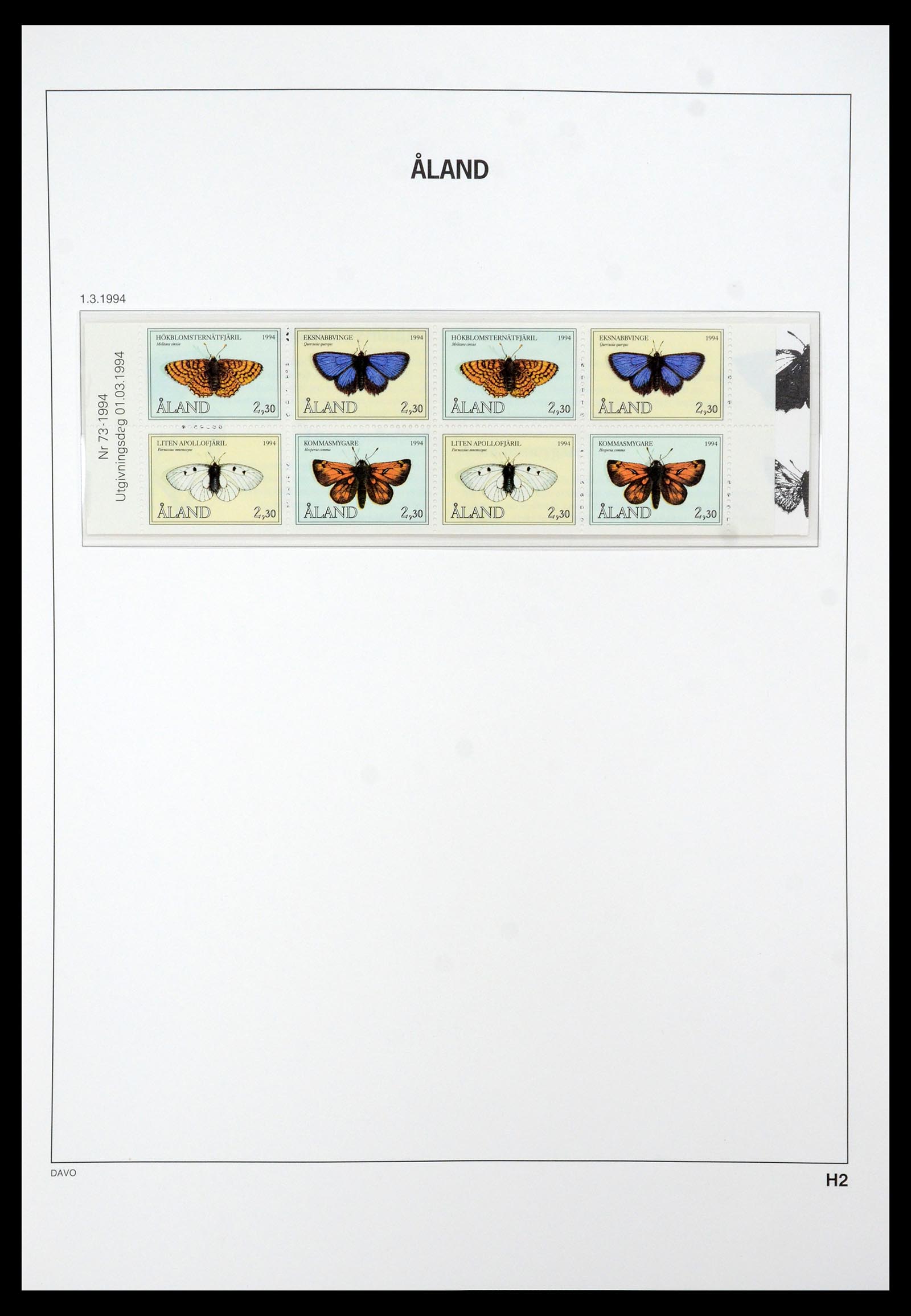 35597 043 - Postzegelverzameling 35597 Aland 1984-2004.