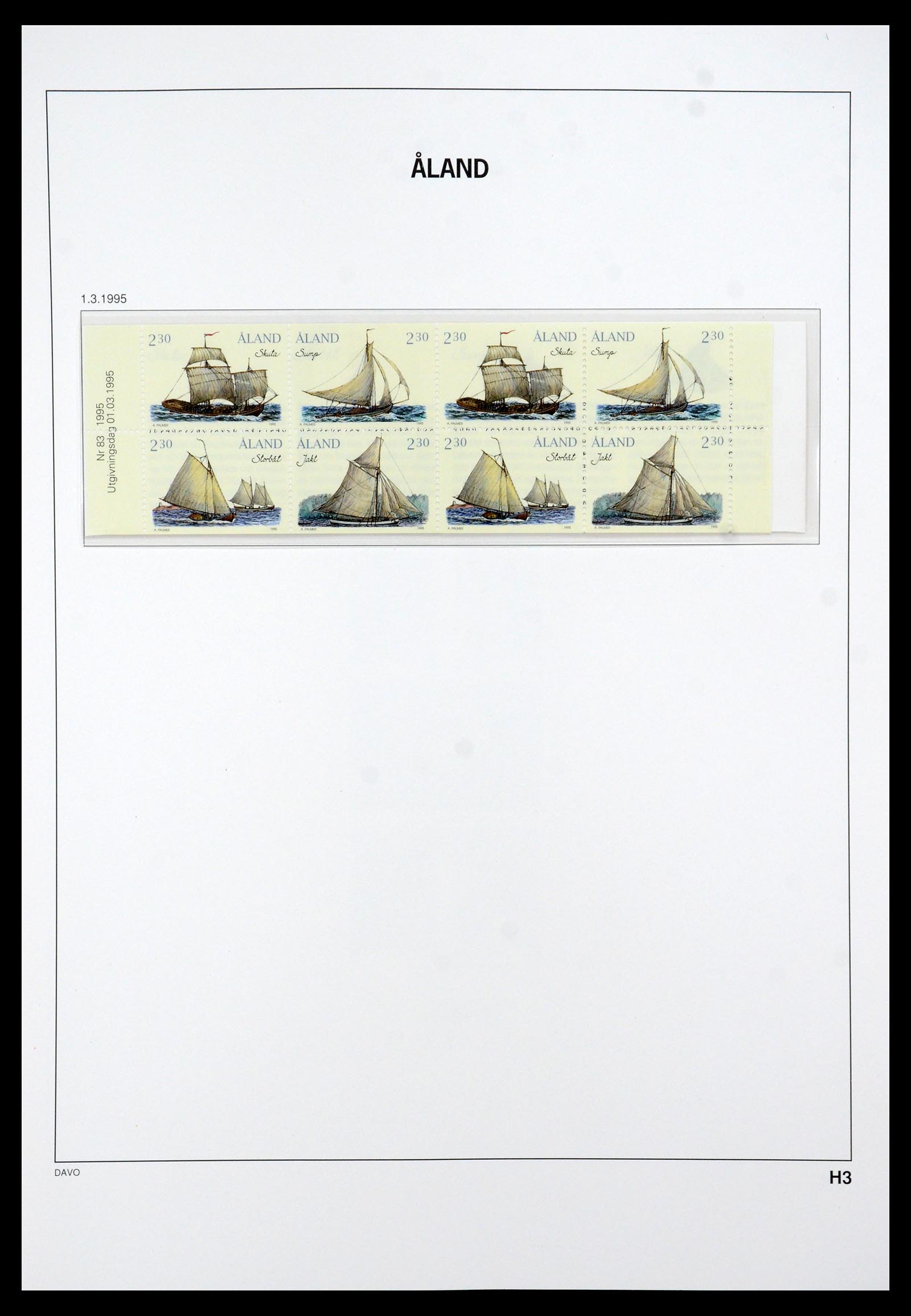 35597 044 - Postzegelverzameling 35597 Aland 1984-2004.