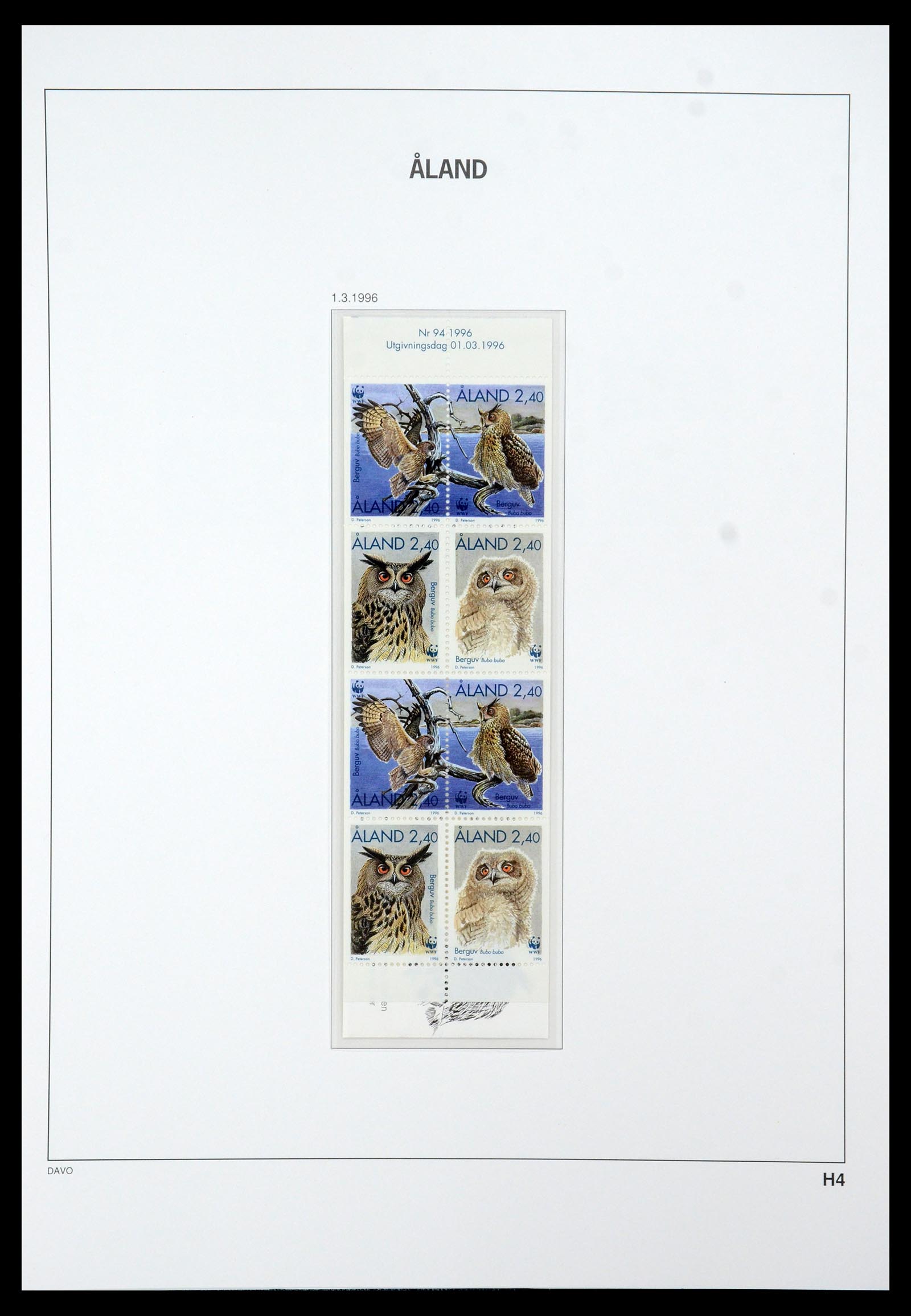 35597 045 - Postzegelverzameling 35597 Aland 1984-2004.
