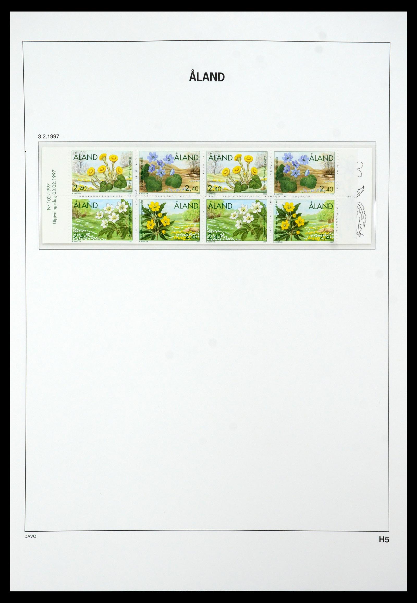 35597 046 - Postzegelverzameling 35597 Aland 1984-2004.