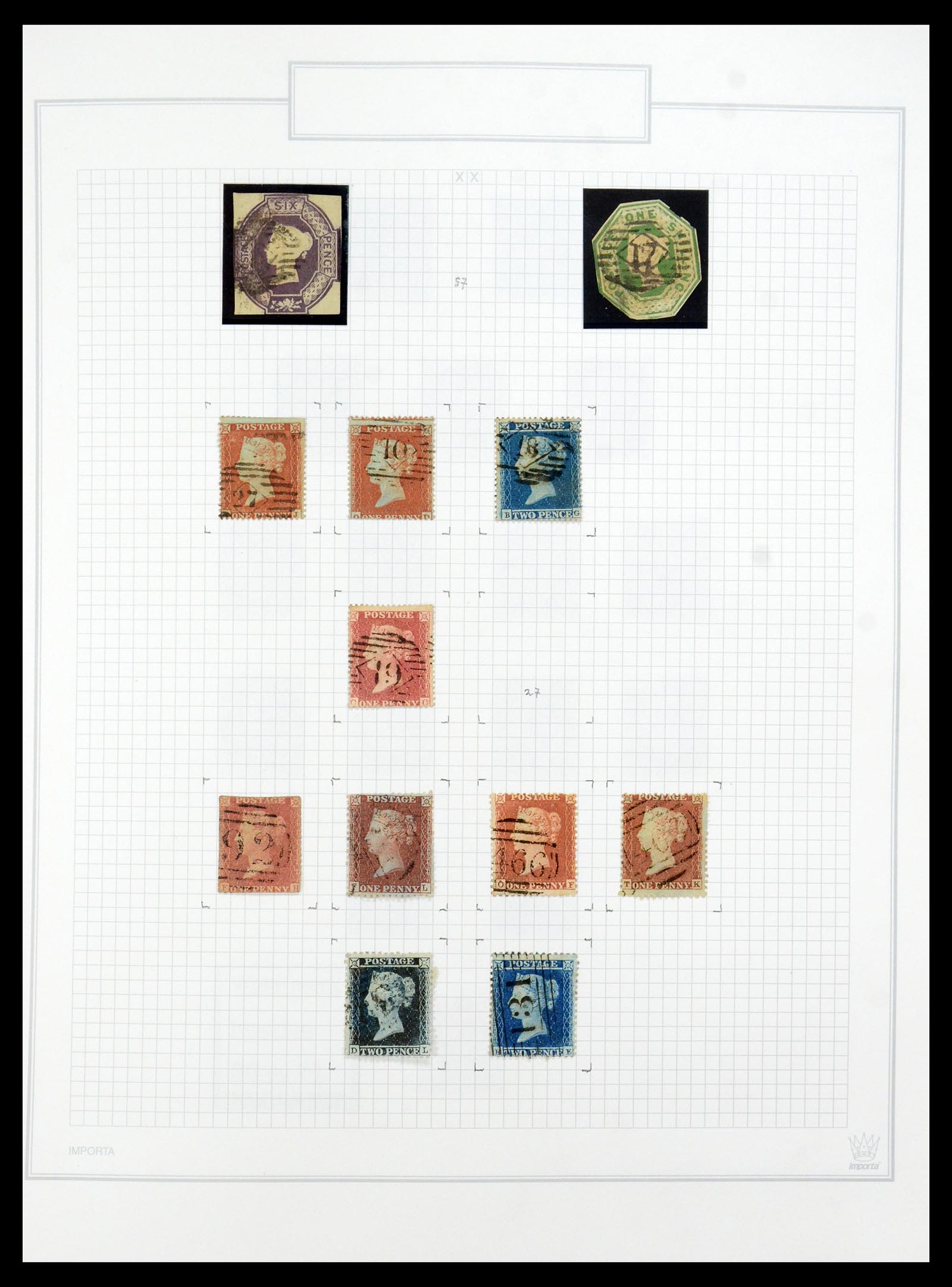 35601 003 - Stamp Collection 35601 Great Britain 1840-1970.