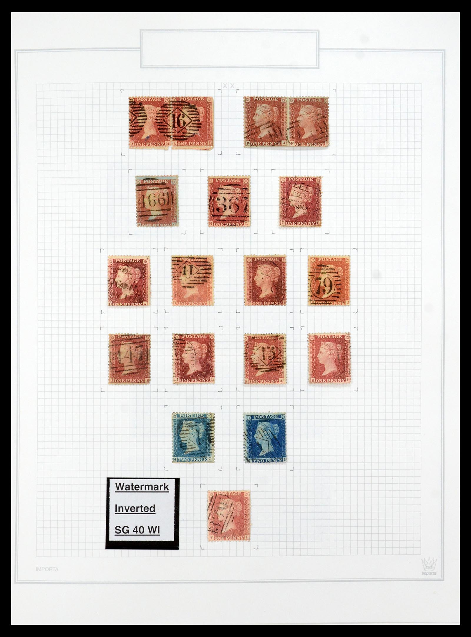 35601 004 - Stamp Collection 35601 Great Britain 1840-1970.